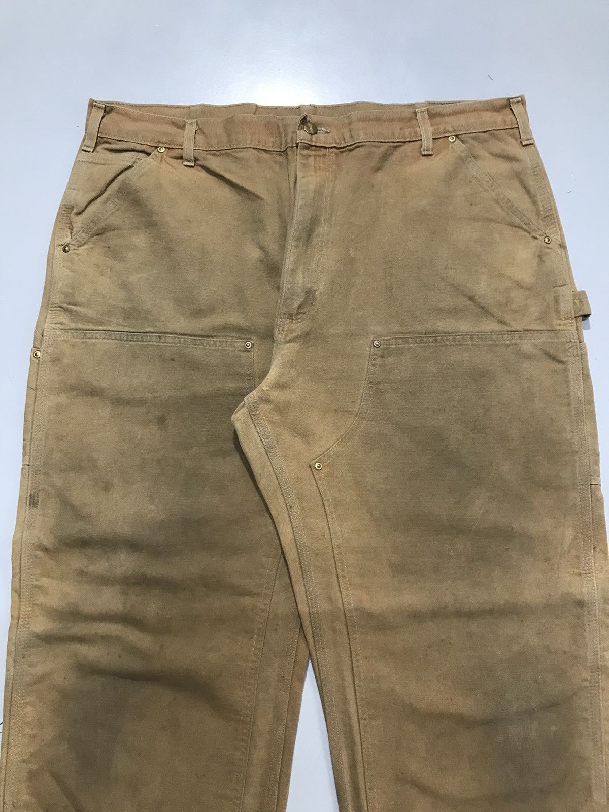 Carhartt Vintage carhartt B01 BRN dusty double knee workwear Size US 40 / EU 56 - 5 Thumbnail