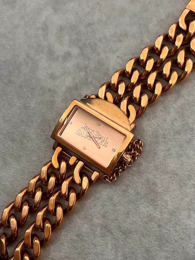 Jean Paul Gaultier Jean Paul Gaultier Gold Chain Bracelet Watch Size ONE SIZE - 4 Thumbnail