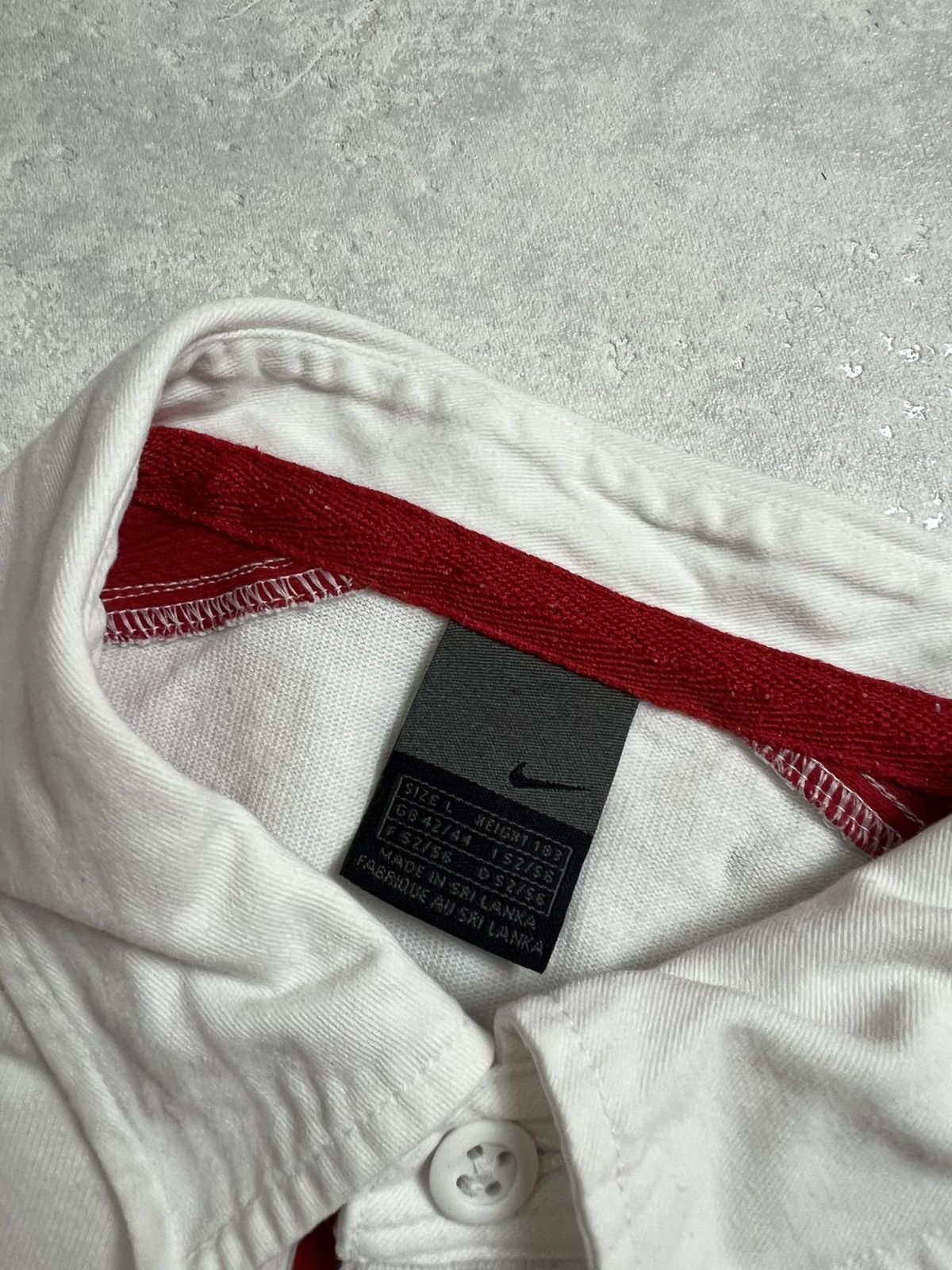 Nike 90s Nike England Vintage Y2K Rugby Longsleeve Retro Polo Size US L / EU 52-54 / 3 - 7 Thumbnail