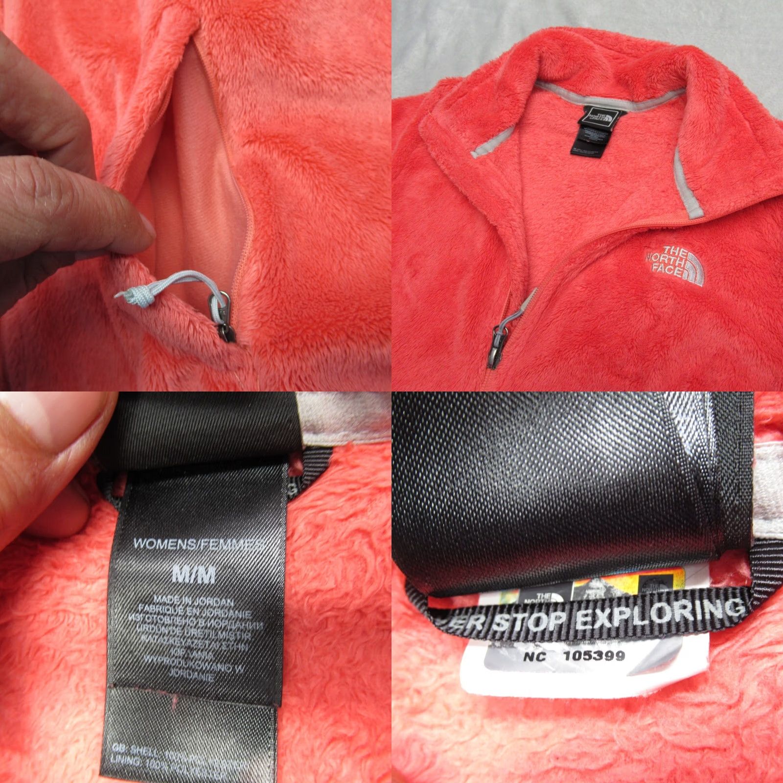 The North Face The North Face Osito Fleece Jacket Womens Medium Salmon Zip Pockets READ Size M / US 6-8 / IT 42-44 - 8 Thumbnail