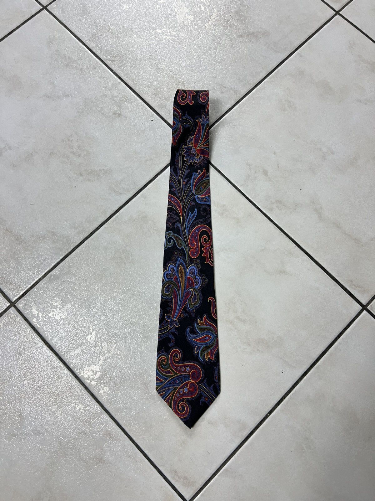 Ralph Lauren Ralph Lauren silk tie luxury floral psychedelic patterned Size ONE SIZE - 2 Thumbnail
