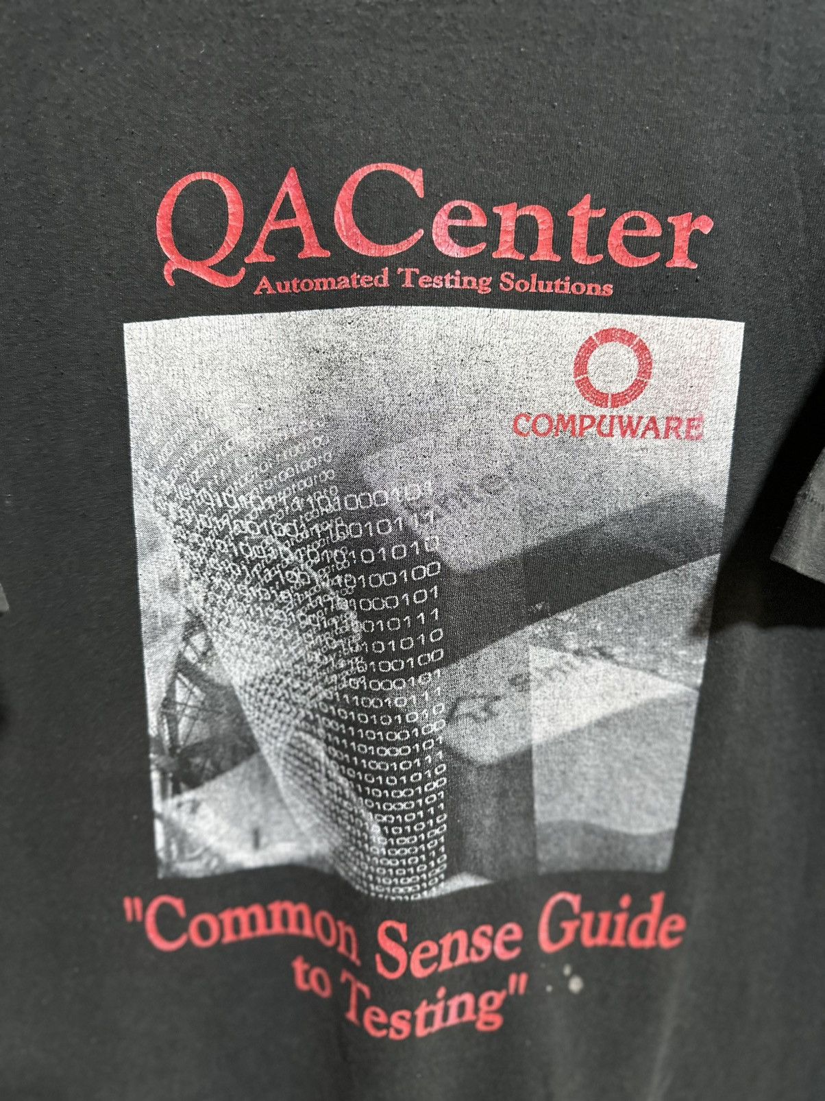Sears Vintage QACenter Compuware Faded Tee Size US XL / EU 56 / 4 - 2 Thumbnail