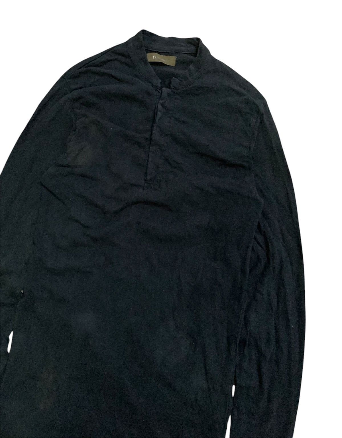 Yohji Yamamoto 💥Final💥Yohji Yamamoto Ys For Men Black Shirt Size US XS / EU 42 / 0 - 3 Thumbnail