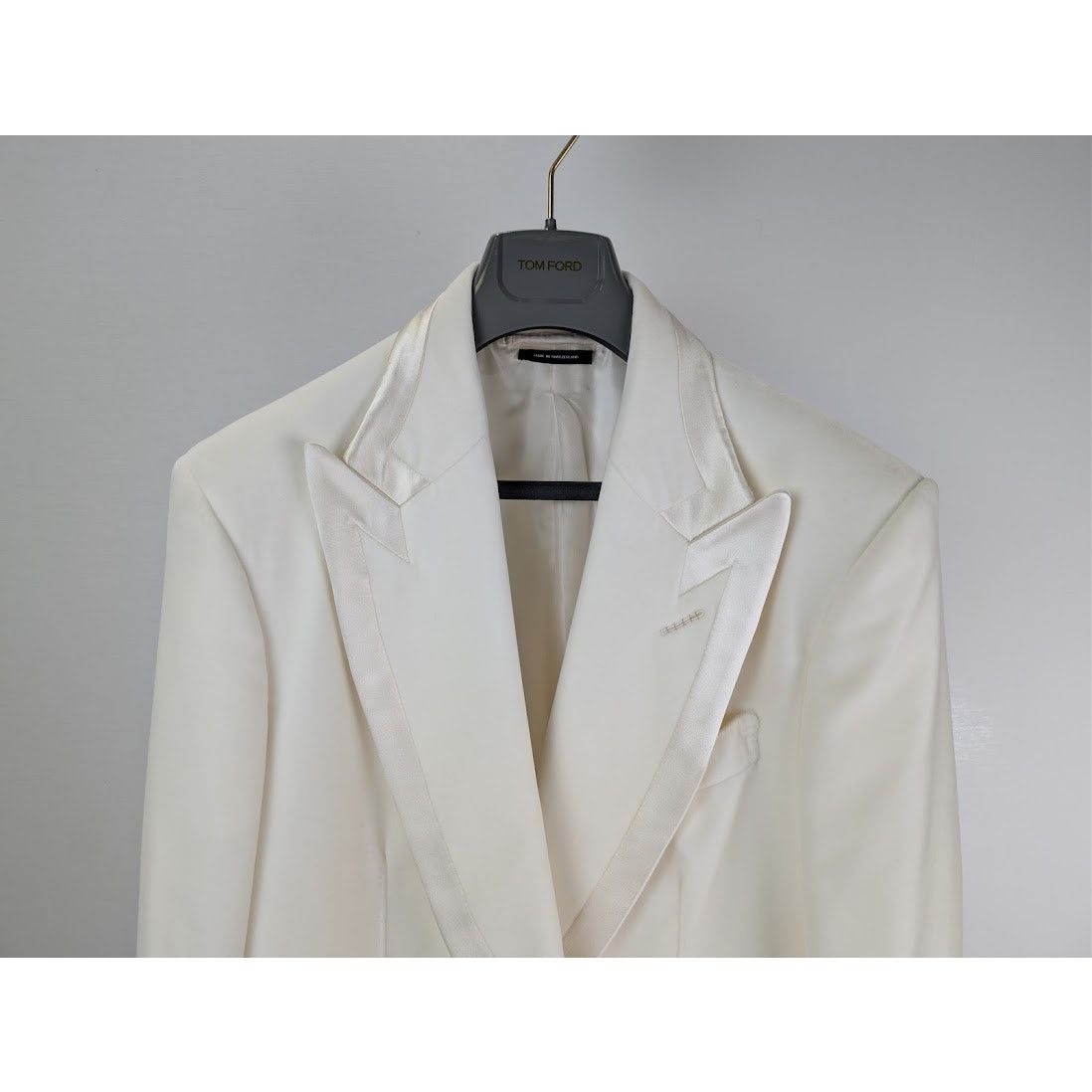 Tom Ford o1rshd1 Blazer Jacket in White Size US L / EU 52-54 / 3 - 3 Thumbnail