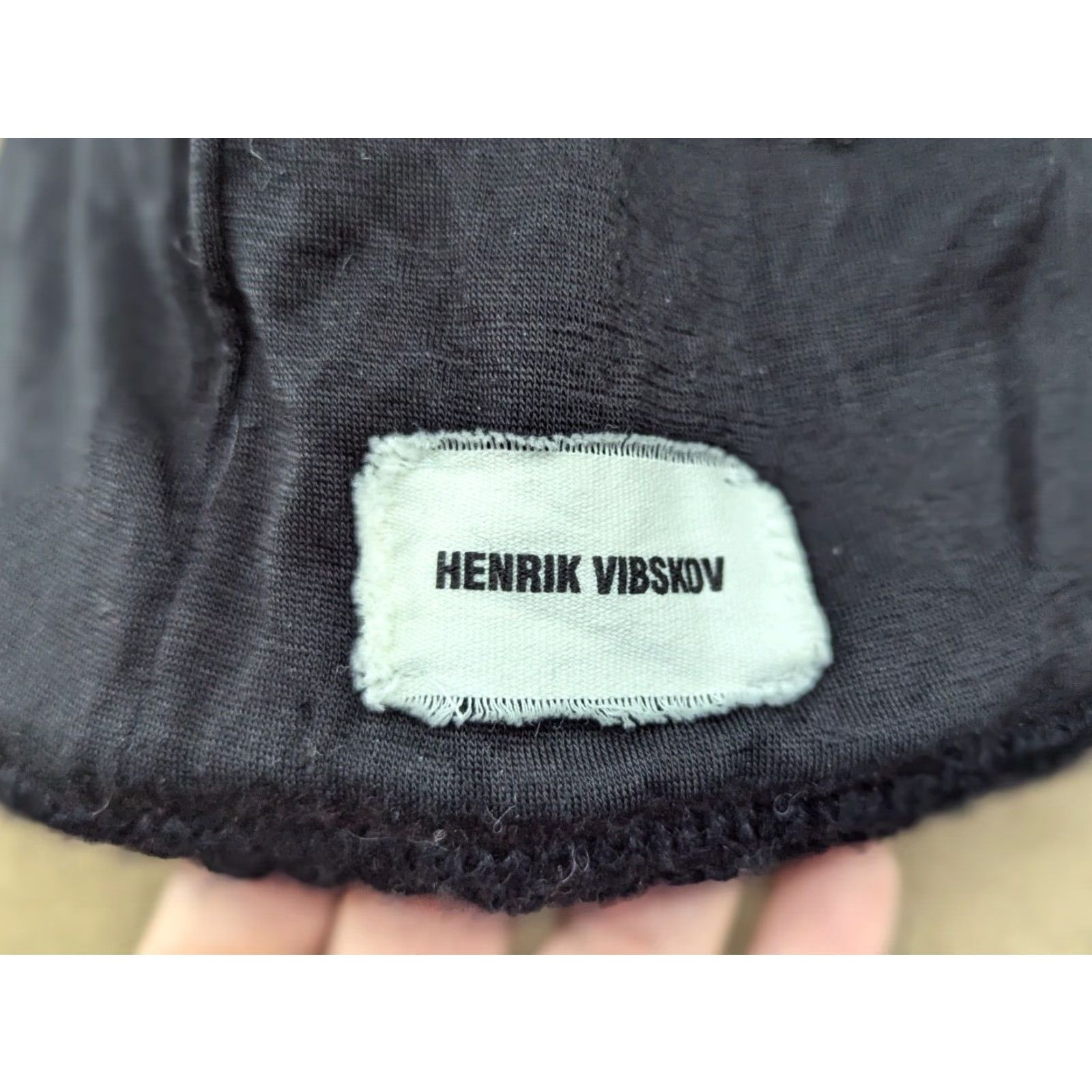 Dale Of Norway Dale of Norway X Henrik Vibskov Wool Beanie Hat Womens One Size Cuffed Black Size ONE SIZE - 4 Thumbnail