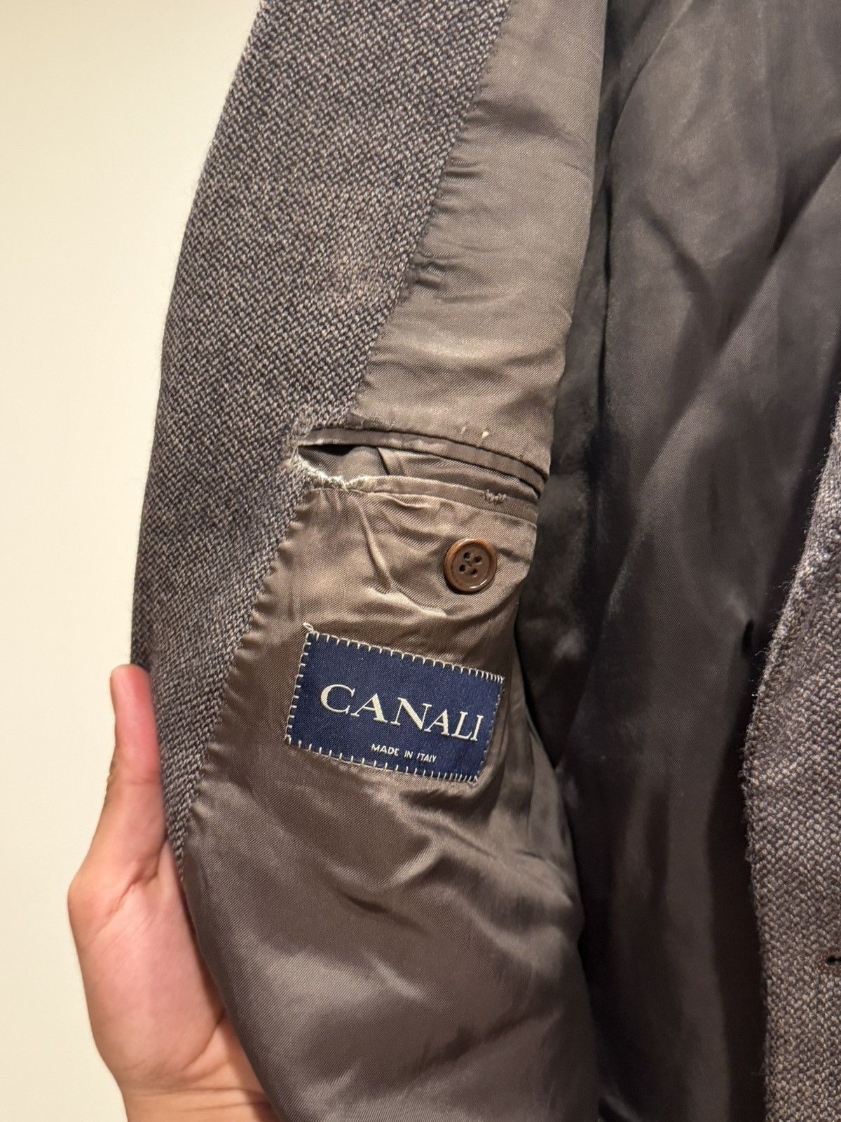 Canali Canali wool blazer 46R Size US L / EU 52-54 / 3 - 3 Thumbnail
