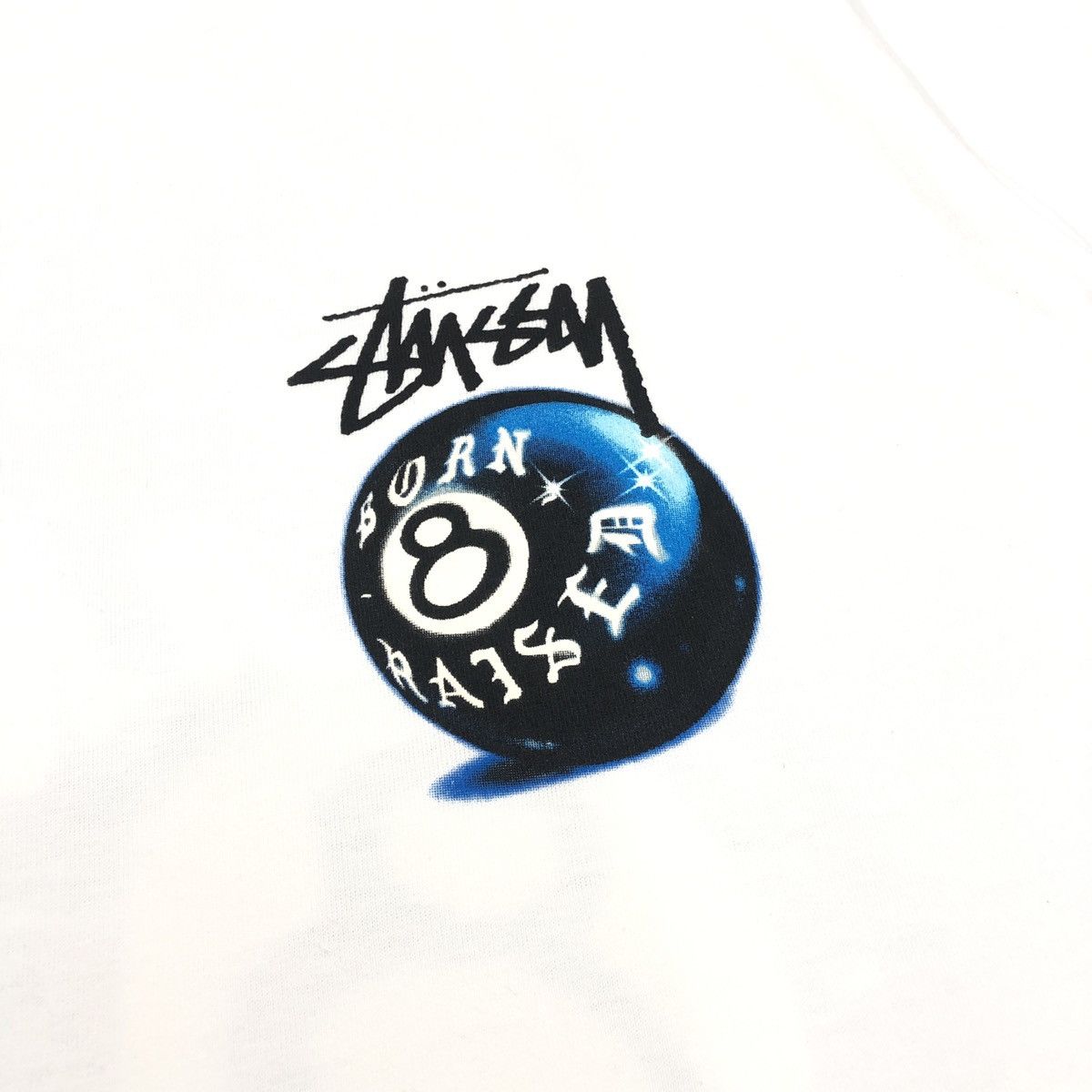 Stussy × Vintage Stussy Born X Raised 8-Ball Tee Size US M / EU 48-50 / 2 - 4 Thumbnail