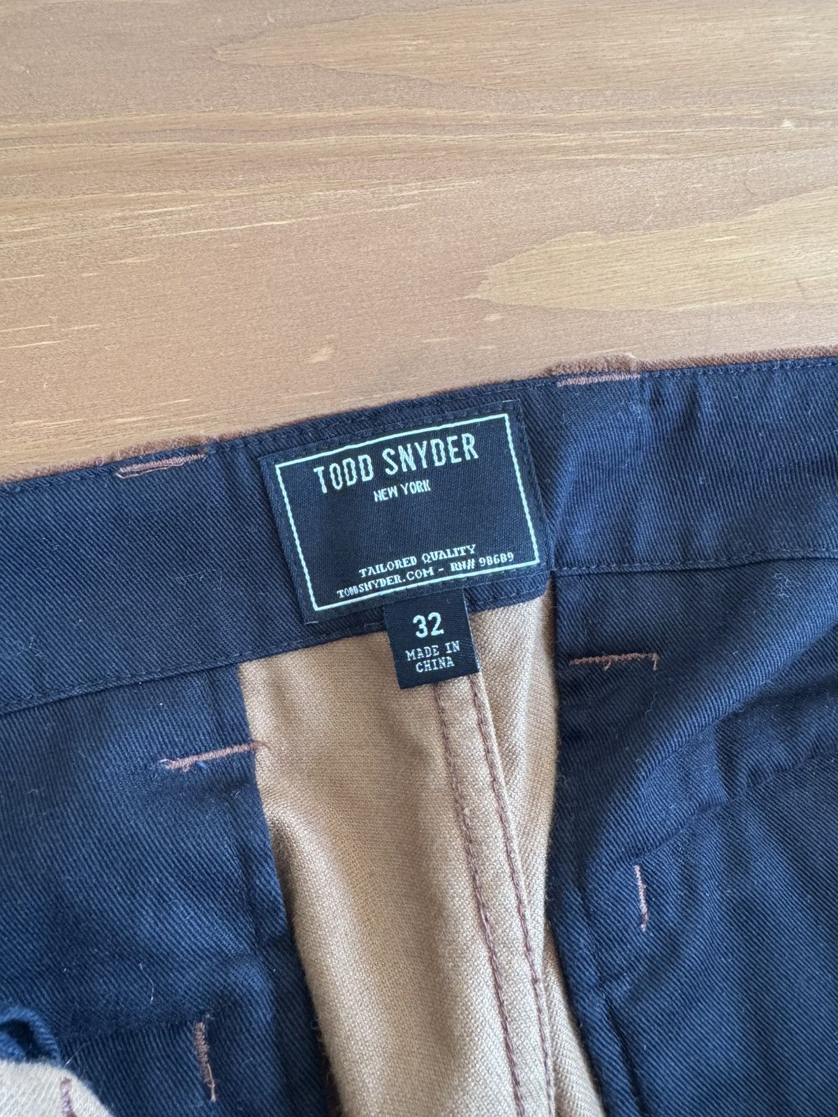 Todd Snyder Todd Snyder Caramel Velour Pants Sample Size 32x34 Size US 32 / EU 48 - 7 Thumbnail