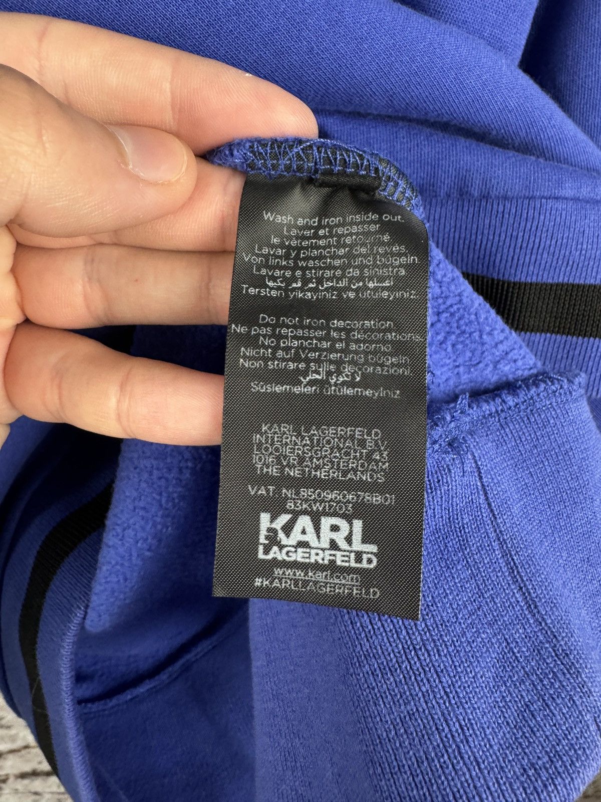 Dsquared2 × Karl Lagerfeld × Louis Vuitton Men’s Karl Lagerfeld Sweatshirt Streetwear Size Small Size US S / EU 44-46 / 1 - 9 Thumbnail