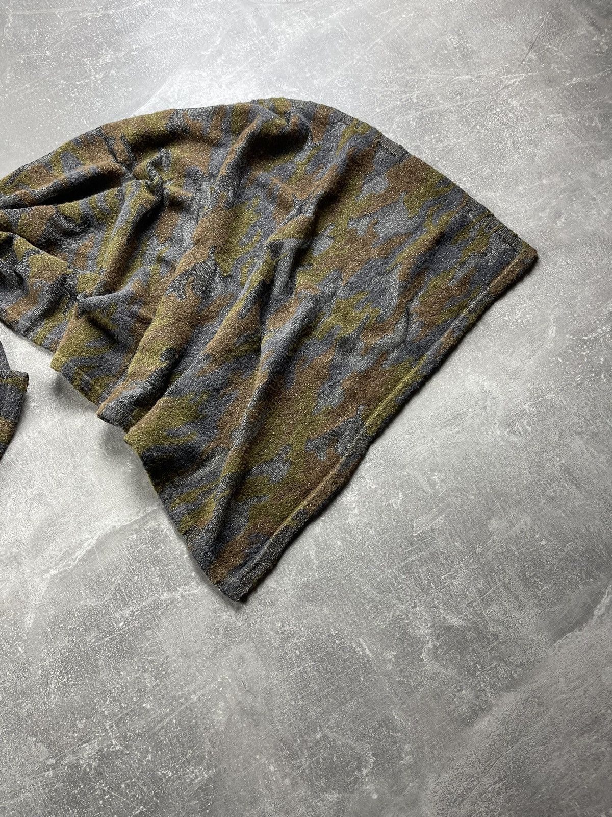 Jean Charles De Castelbajac JC de Castelbajac Paris Wool Blend Camo Scarf Camouflage Size ONE SIZE - 5 Thumbnail