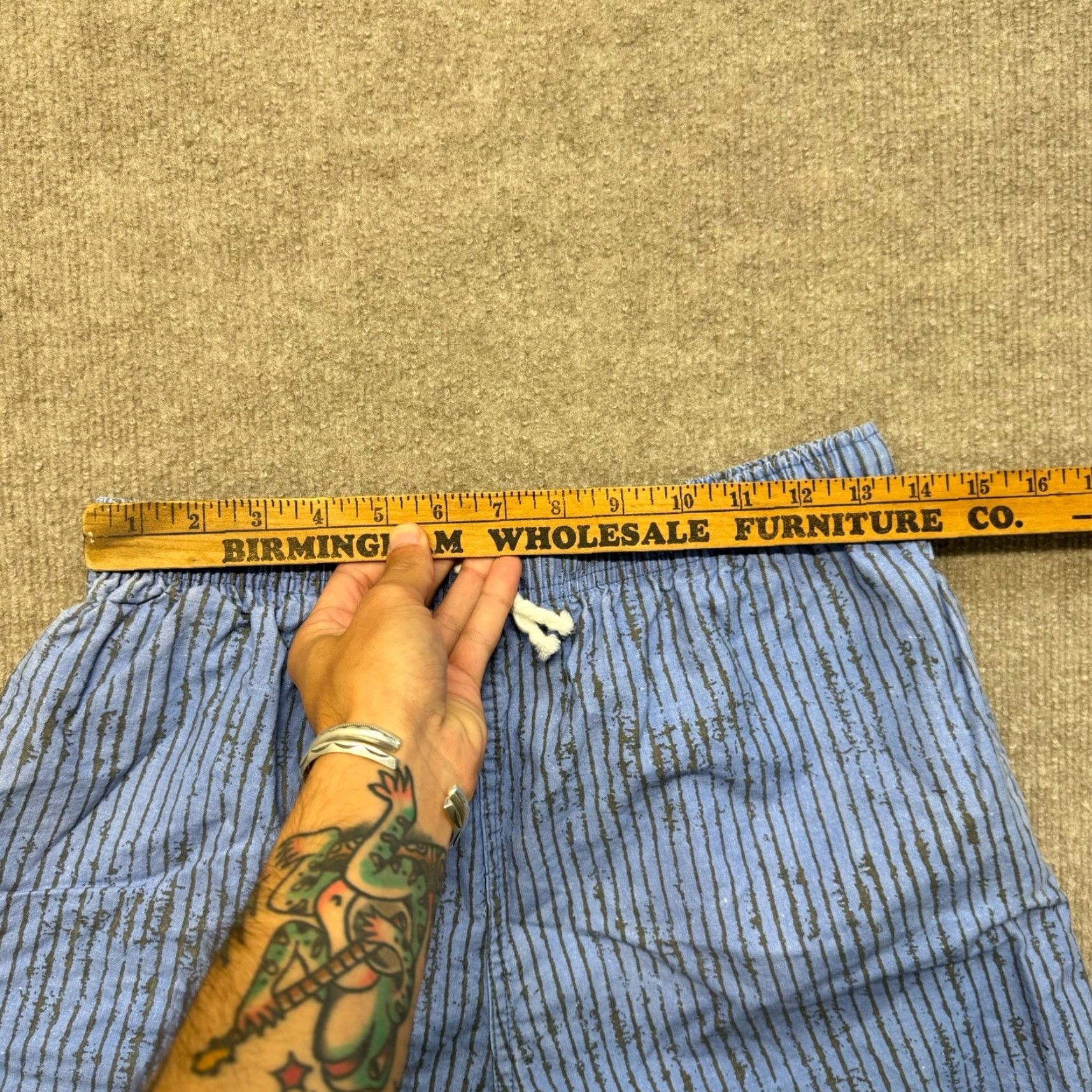 Quiksilver VINTAGE Quiksilver Chino Shorts Mens 30 Abstract Geometric USA Made Blue 80s NOS Casual Pockets Cotton Canvas Regular Inseam 6 in尺 Size US 30 / EU 46 - 6 Thumbnail