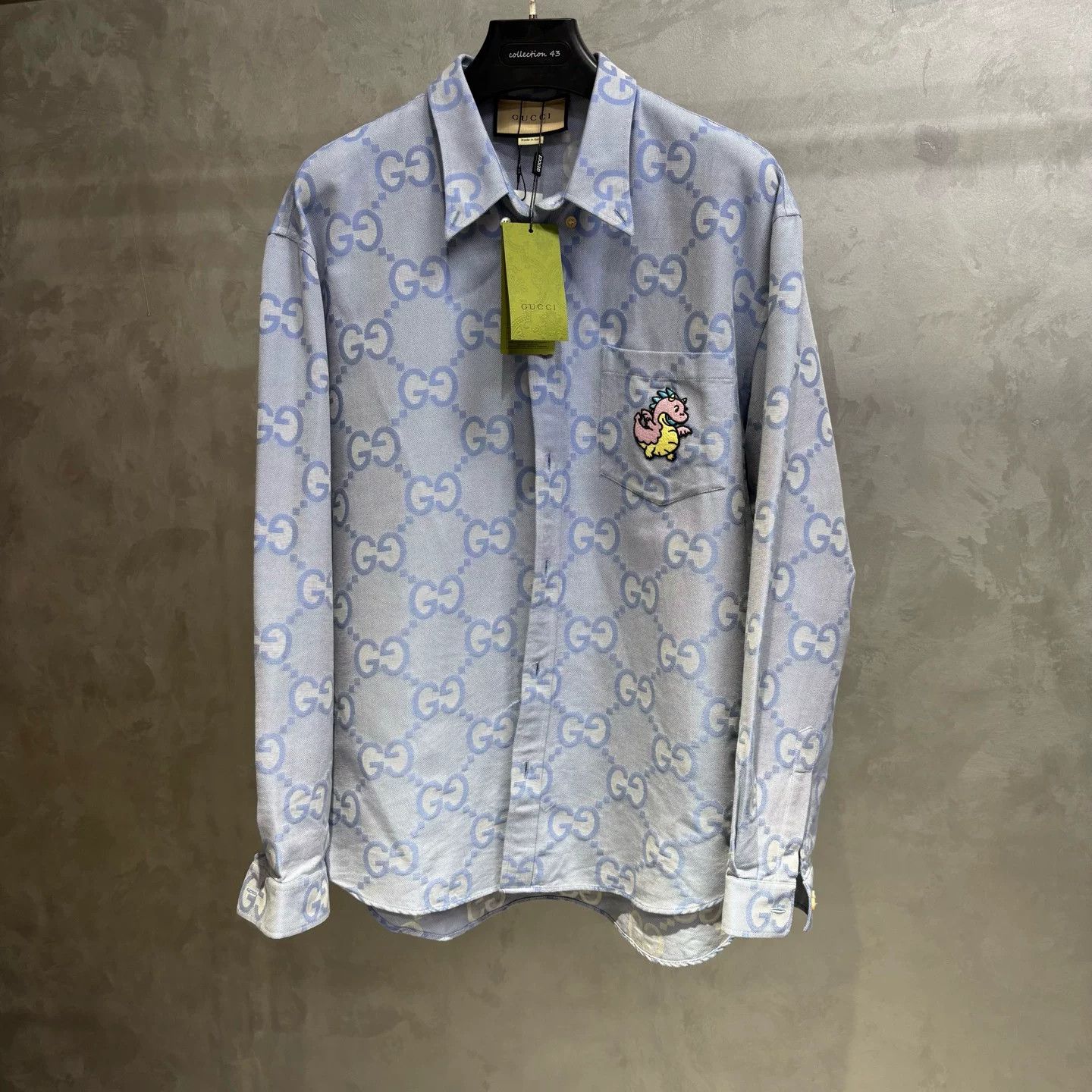 Gucci Gucci Retro Printed Blue T-Shirt 52 Women Size XXL / US 16-18 / IT 52-54 - 1 Thumbnail