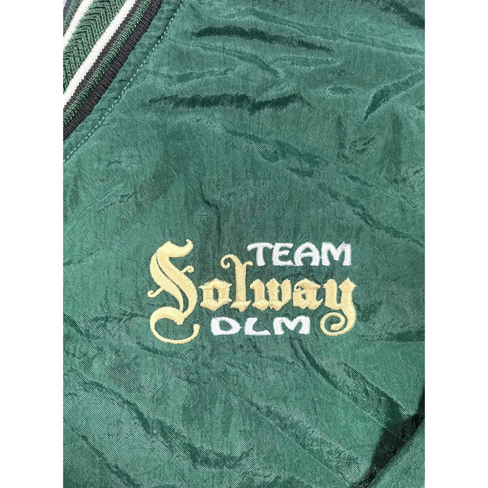Champion Champion V-Neck Windbreaker Jacket Mens M Green Pullover Solway Embroidered Size US M / EU 48-50 / 2 - 4 Thumbnail