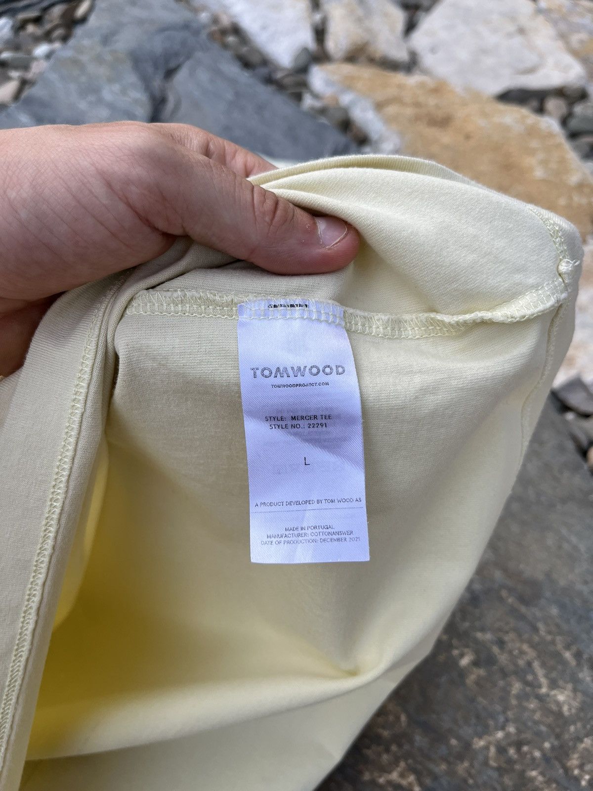 Tom Wood Tom Wood Mercer tee basic t-shirt boxy baggy if not when Size US L / EU 52-54 / 3 - 9 Thumbnail