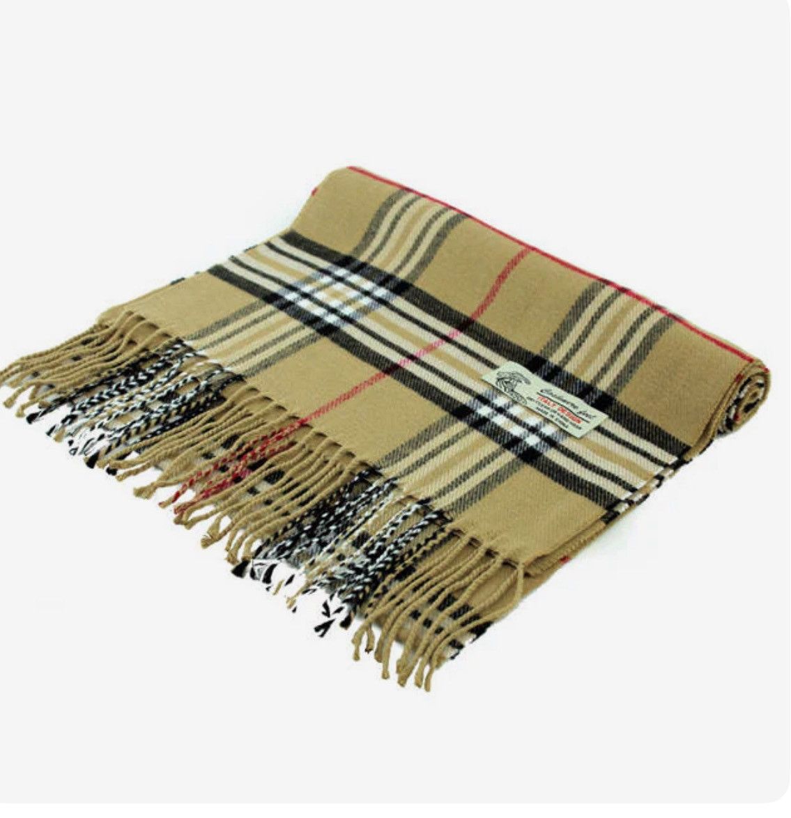 Other Cashmere Feel plaid acrylic scarf Size ONE SIZE - 2 Thumbnail