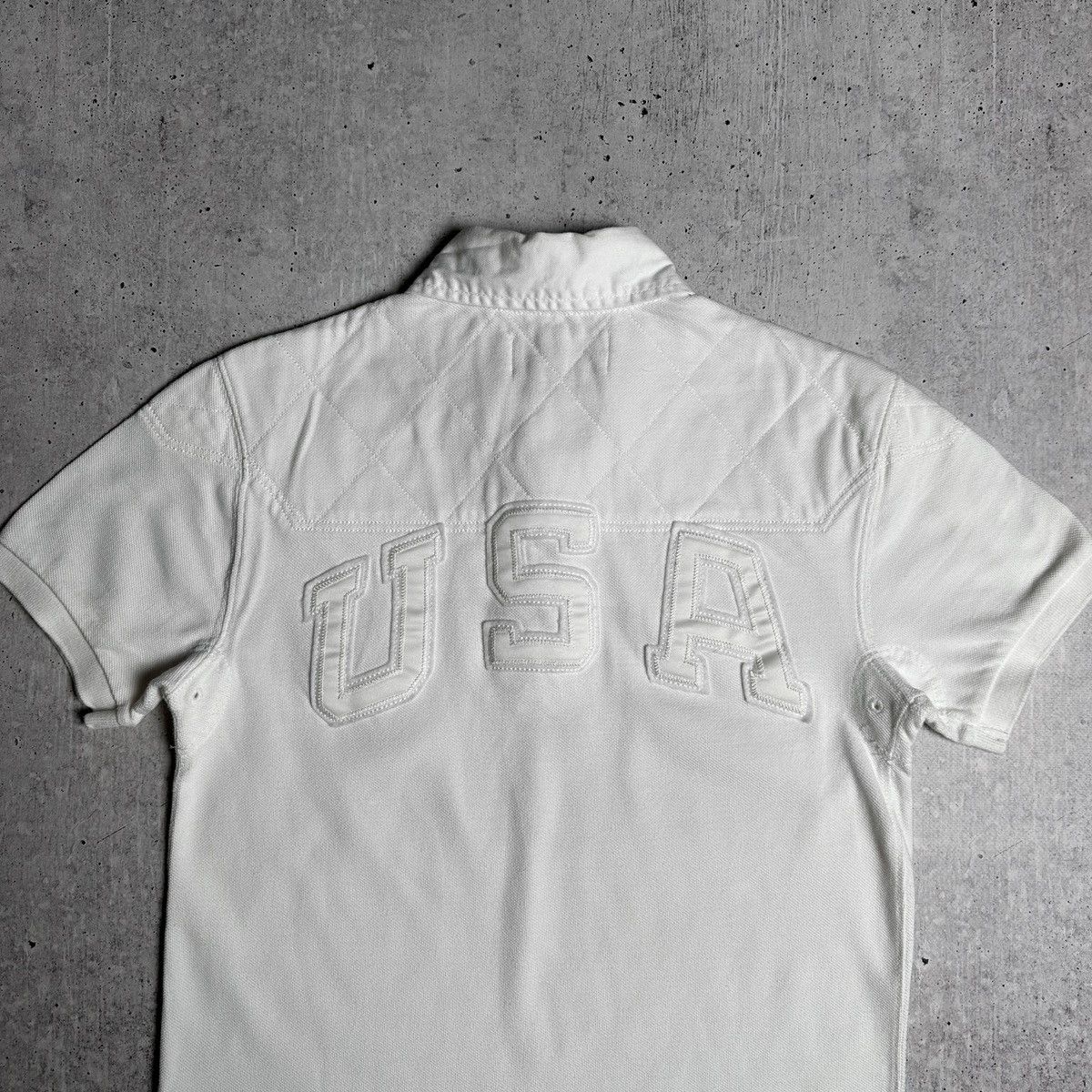 Polo Ralph Lauren × Vintage Polo Ralph Lauren White Polo USA number 3 Size US S / EU 44-46 / 1 - 7 Thumbnail