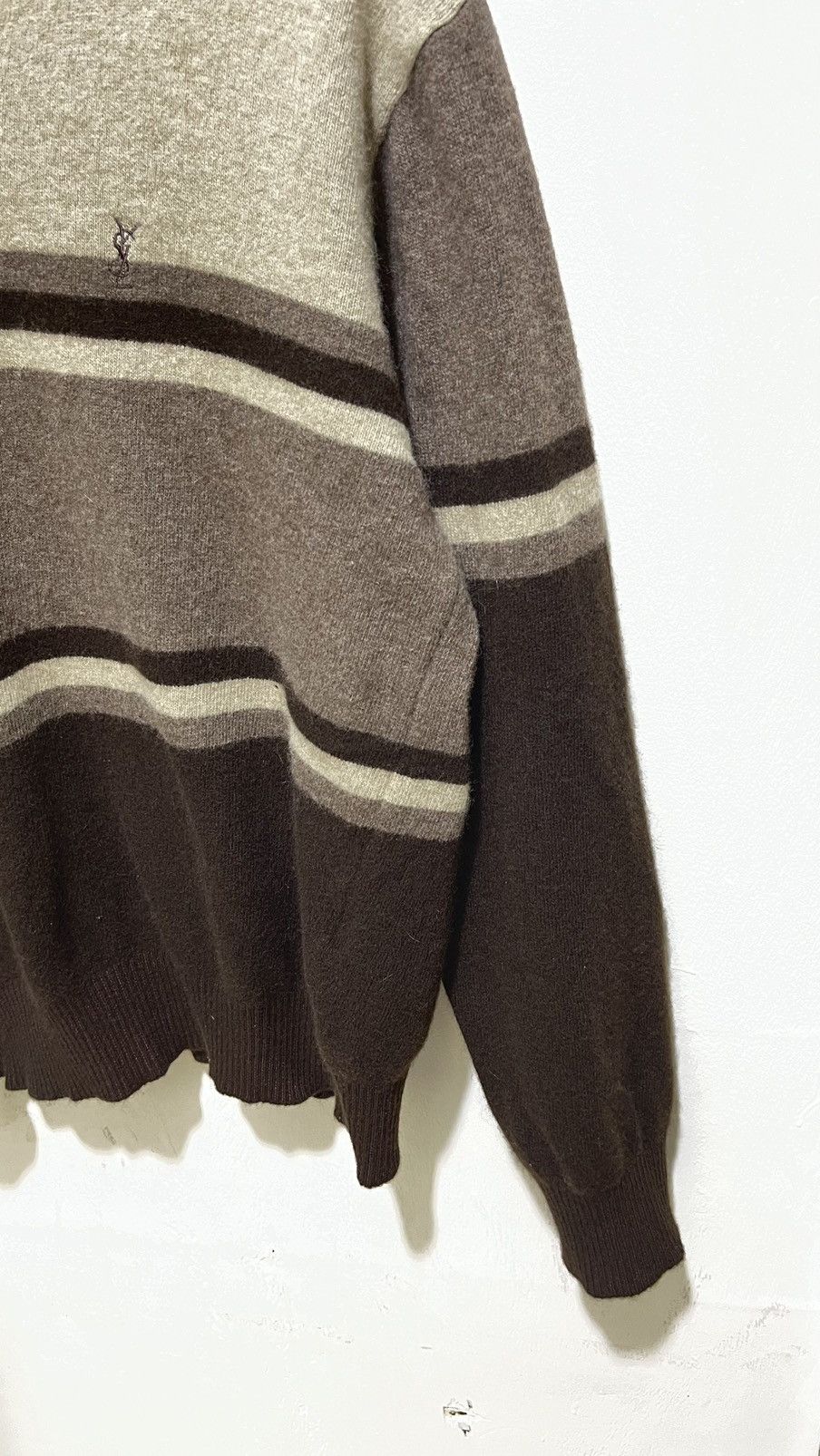 Designer × Vintage × Yves Saint Laurent vintage yvest saint laurent knit sweater Size US M / EU 48-50 / 2 - 3 Thumbnail
