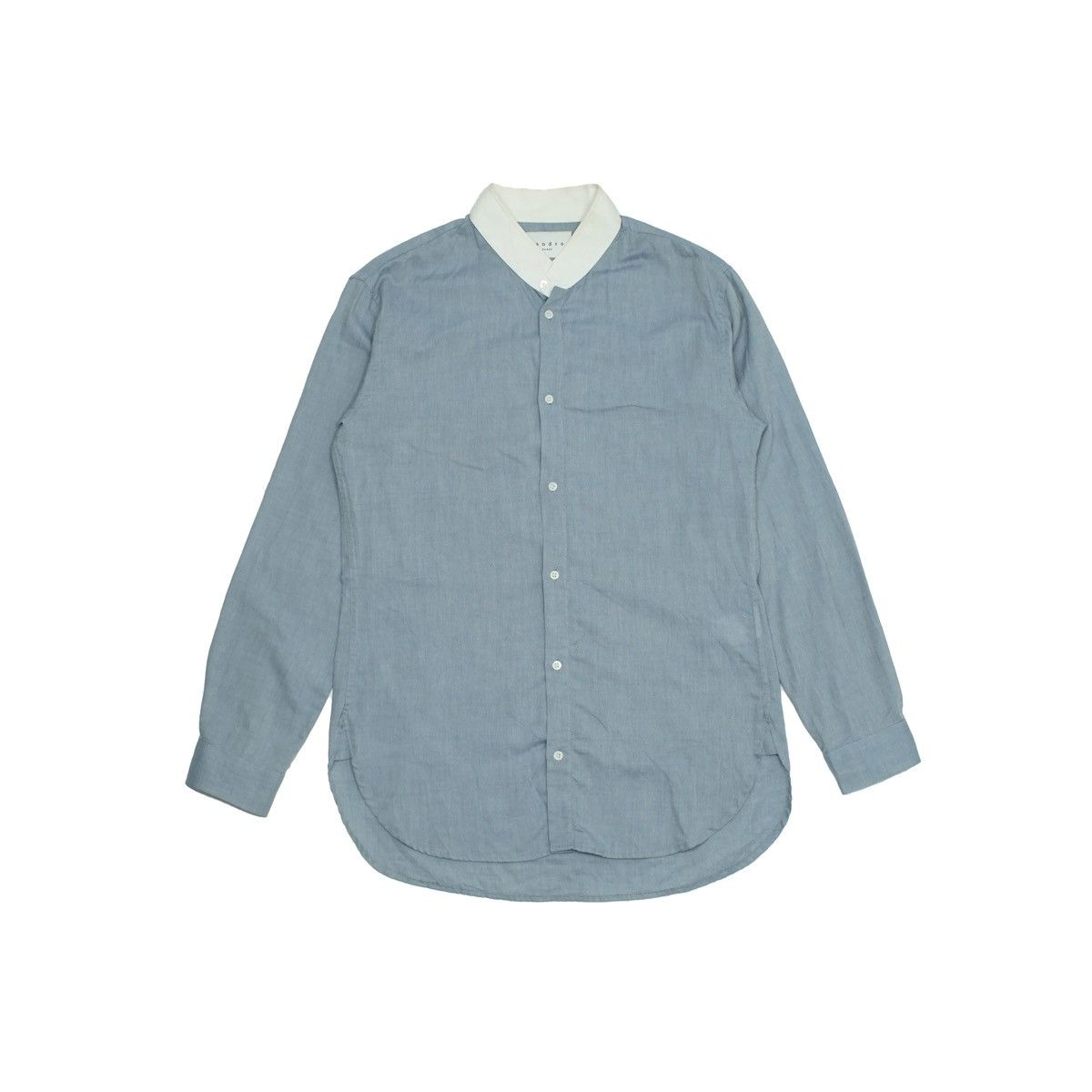 Sandro *NoTariff Sandro Mandarin Collar LS Shirt Size US S / EU 44-46 / 1 - 1 Thumbnail