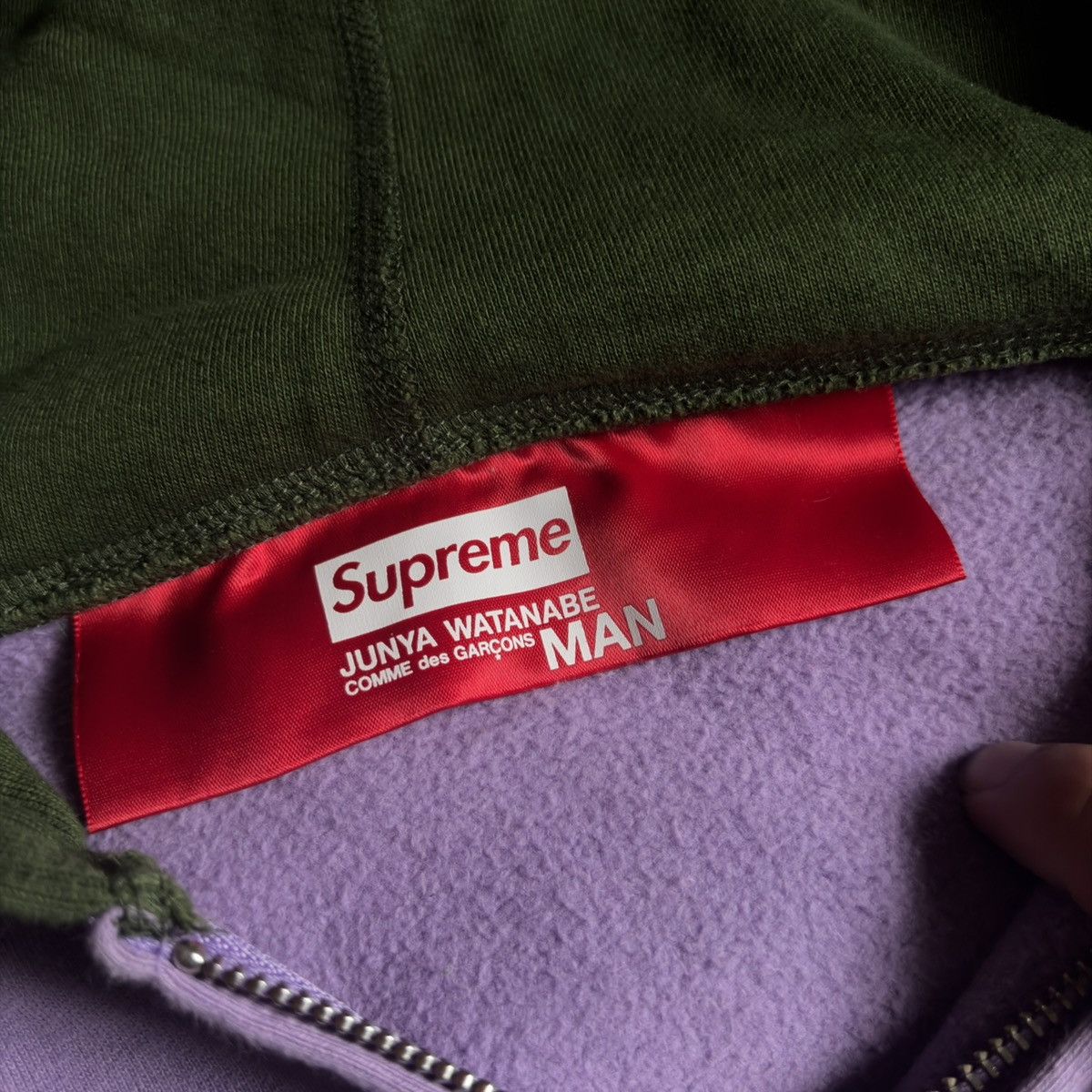 Junya Watanabe × Supreme Supreme Junya Watanabe CDG Zip Up Hoodie Size US M / EU 48-50 / 2 - 3 Thumbnail