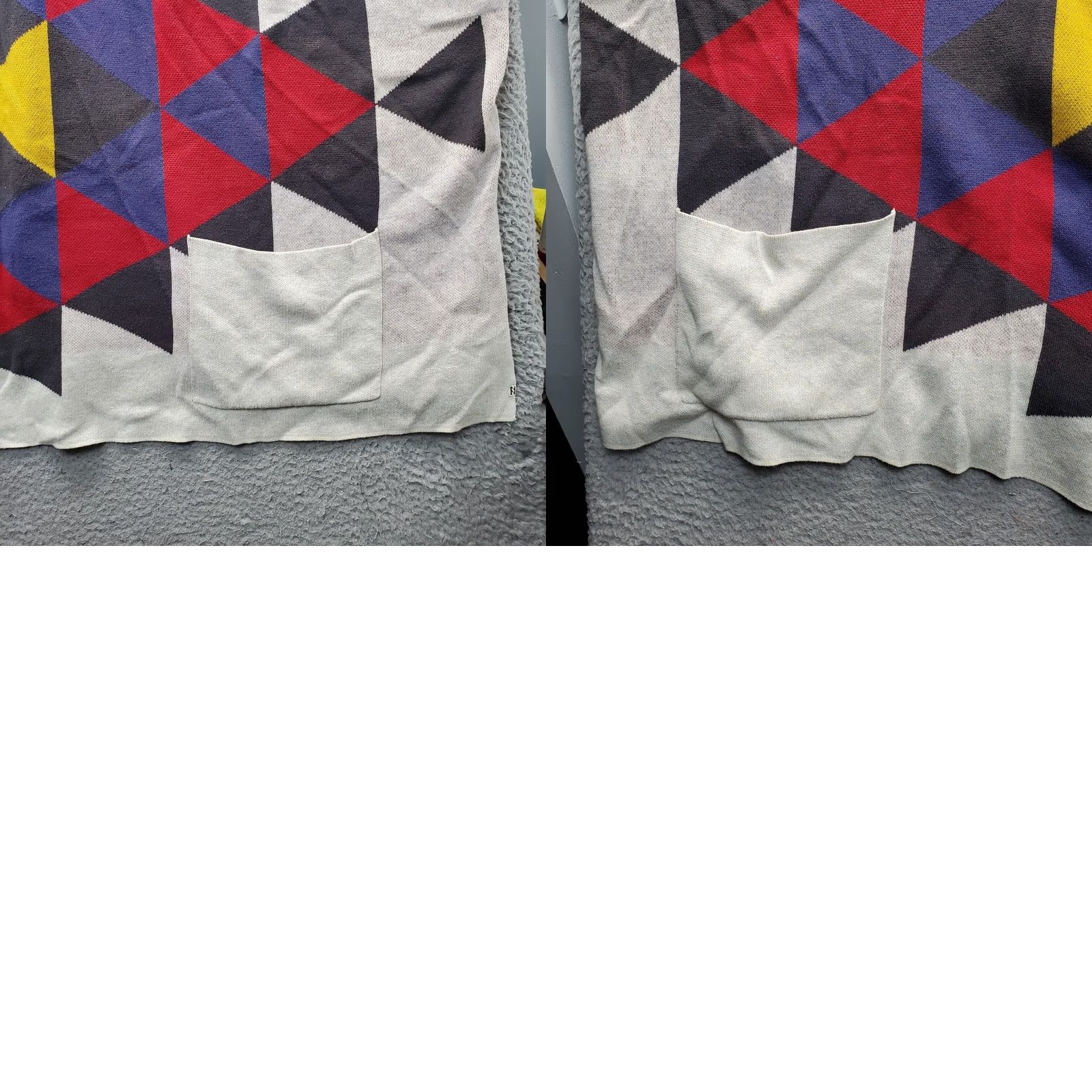 Billabong Billabong Womens Hooded Poncho Cardigan Aztec Multicolor Open Front M XS? Size M / US 6-8 / IT 42-44 - 8 Thumbnail