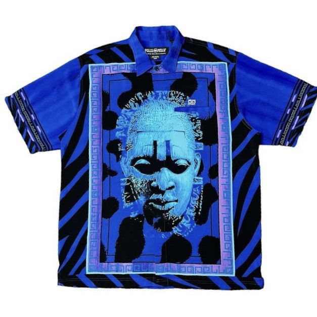 Marc Buchanan × Pelle Pelle × Vintage Pelle Pelle polyester summer shirt by Marc Buchanan Size US XXL / EU 58 / 5 - 1 Thumbnail