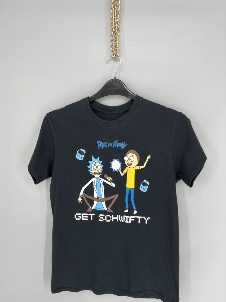 Other Vintage Y2K Adult Rick And Morty “Get Schwifty” T-Shirt Size US L / EU 52-54 / 3 - 4 Thumbnail