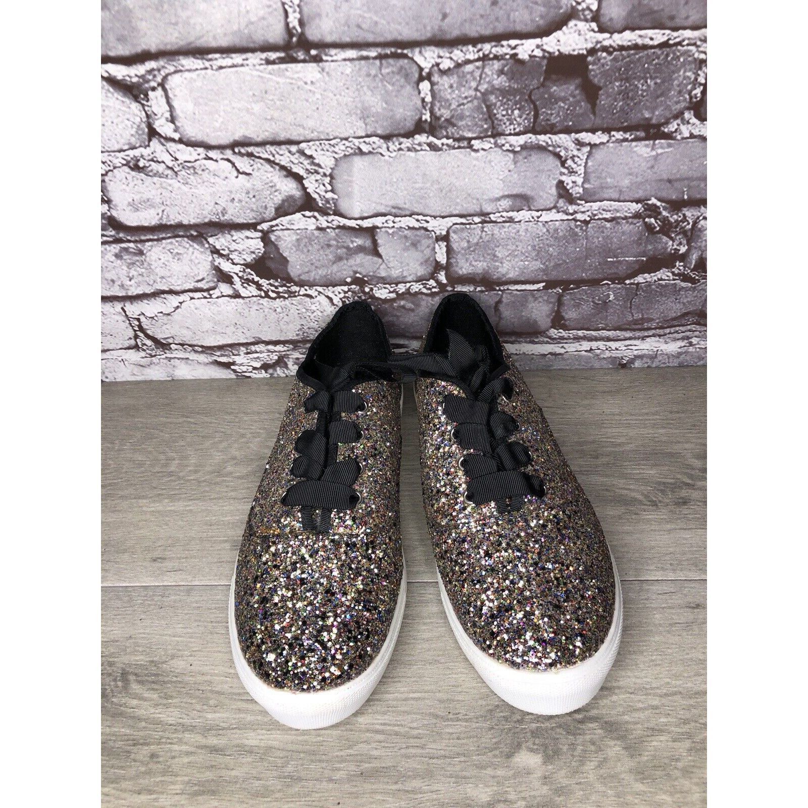Other Torrid Colorful Glitter Lace Up Low Top Sneakers Shoes Women Size US 10 / IT 40 - 19 Thumbnail