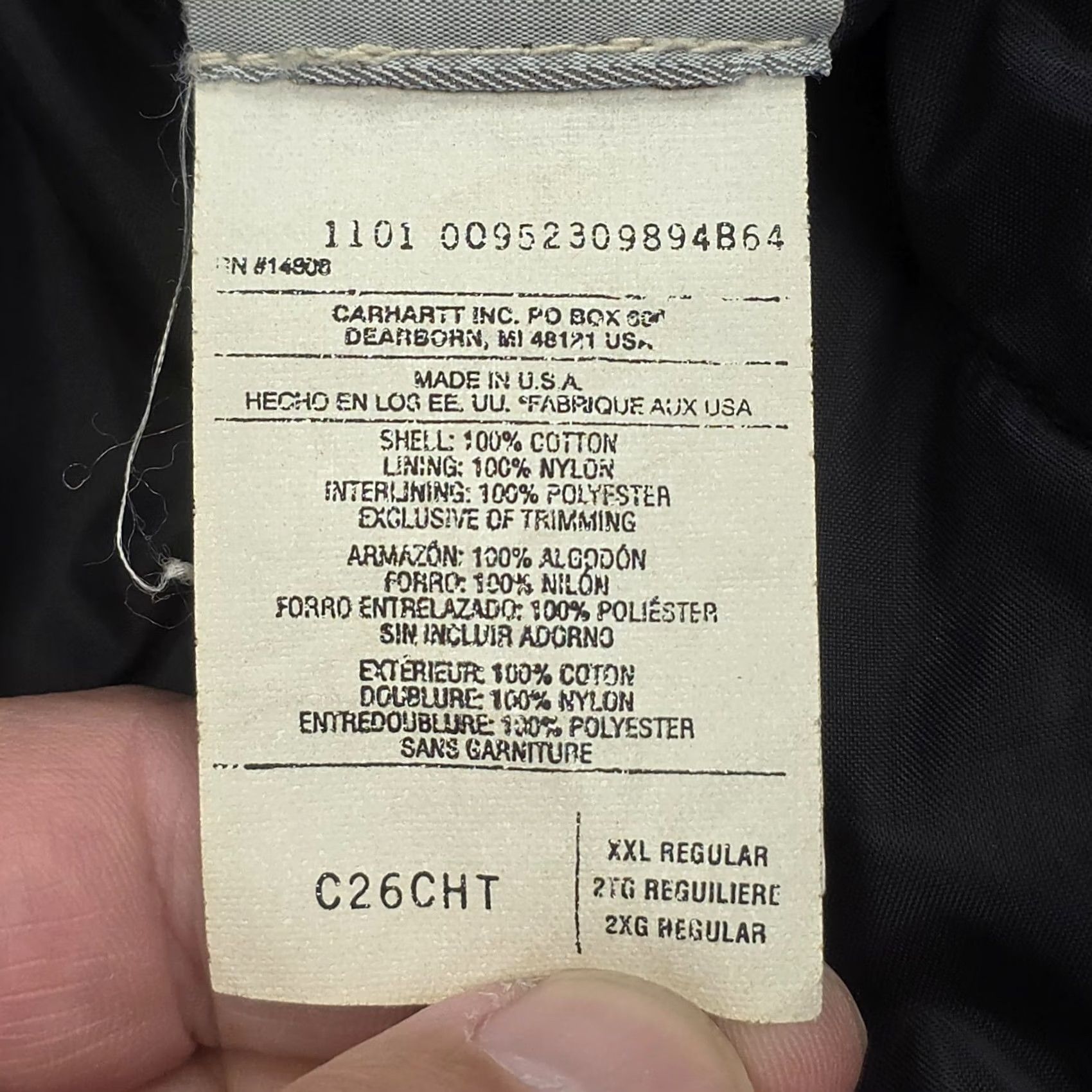 Carhartt VINTAGE Carhartt Coat C26 Sandstone Arctic Quilt Lined Brown XXL Mens Size US XXL / EU 58 / 5 - 6 Thumbnail