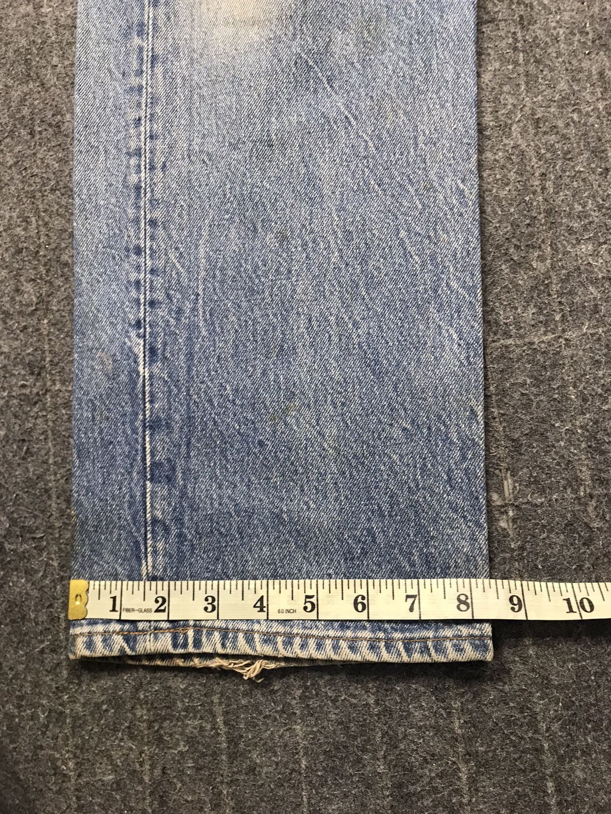 Levi's Vintage Clothing Levi's 80s Lot 501 Buttonfly Indigo Denim Beauty Fade Jeans Size US 35 - 15 Thumbnail