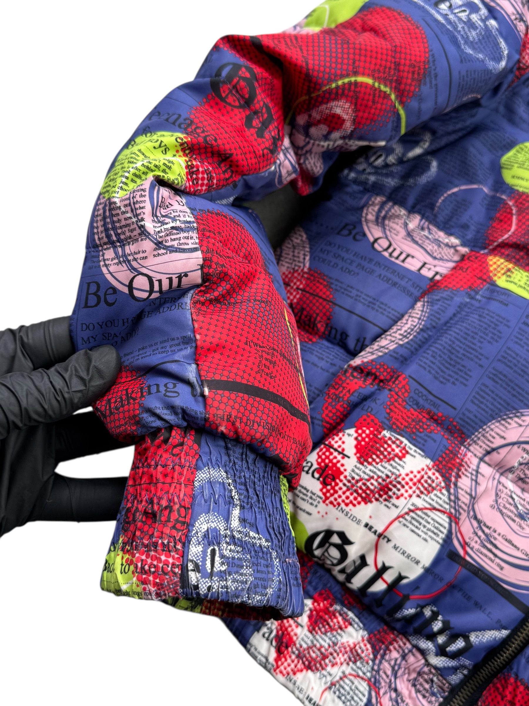 John Galliano Galliano Gazette Vintage Down Puffer Cropped Jacket D10 Size S / US 4 / IT 40 - 6 Thumbnail