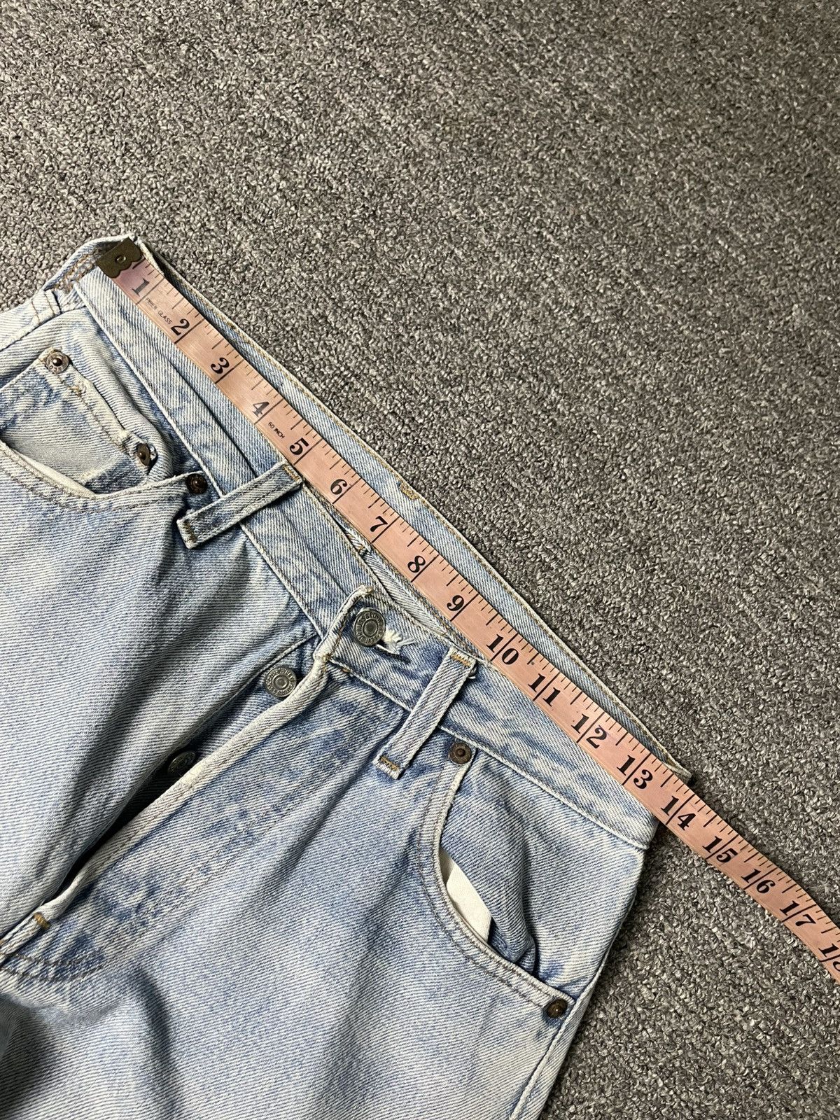 Japanese Brand × Levi's × Vintage Vintage LEVIS Straight Cut Denim Ripped Jeans (132) Size US 28 / EU 44 - 4 Thumbnail