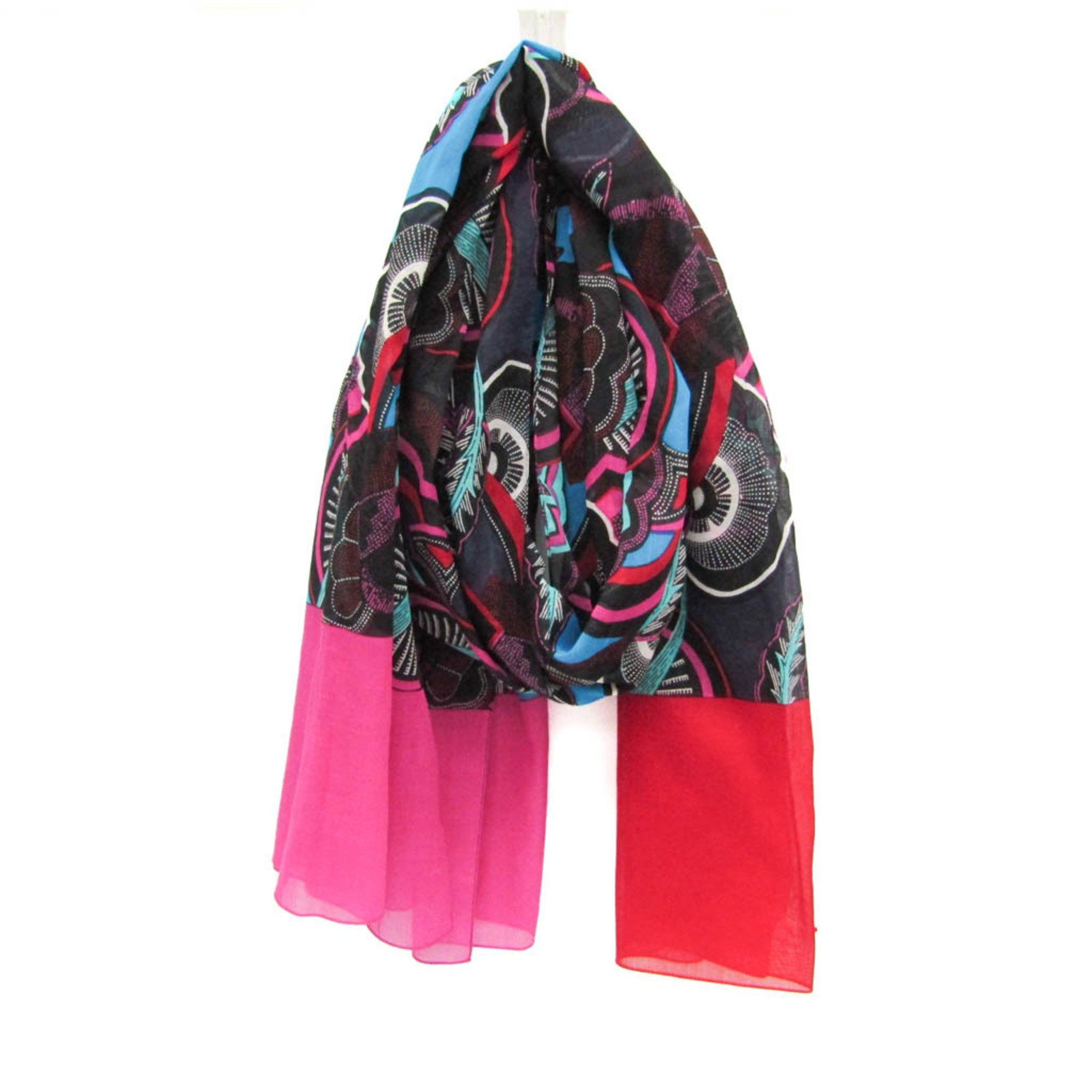 Hermes Hermes BAIN Women's Cotton Scarf Black,Purple,Red Color Size ONE SIZE - 1 Thumbnail