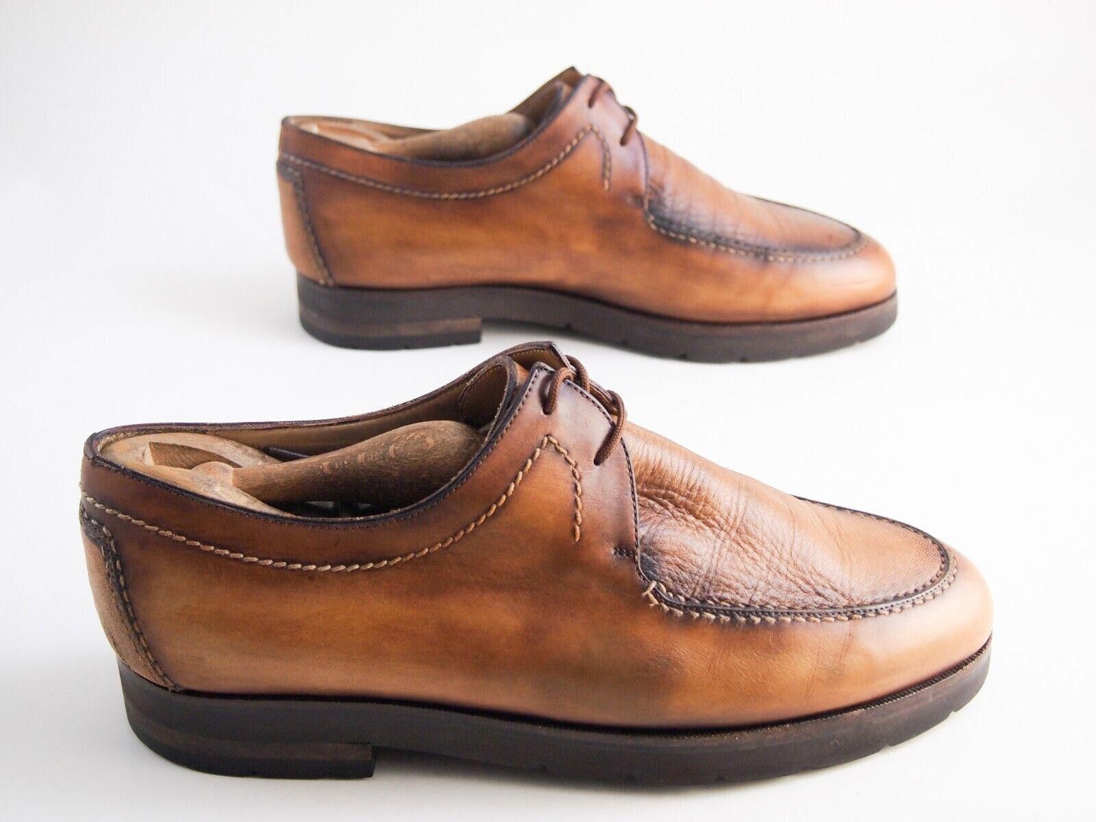 Berluti Berluti Derby Oxfords Brown Leather Size EU 41 US 8 Size US 8 / EU 41 - 4 Thumbnail