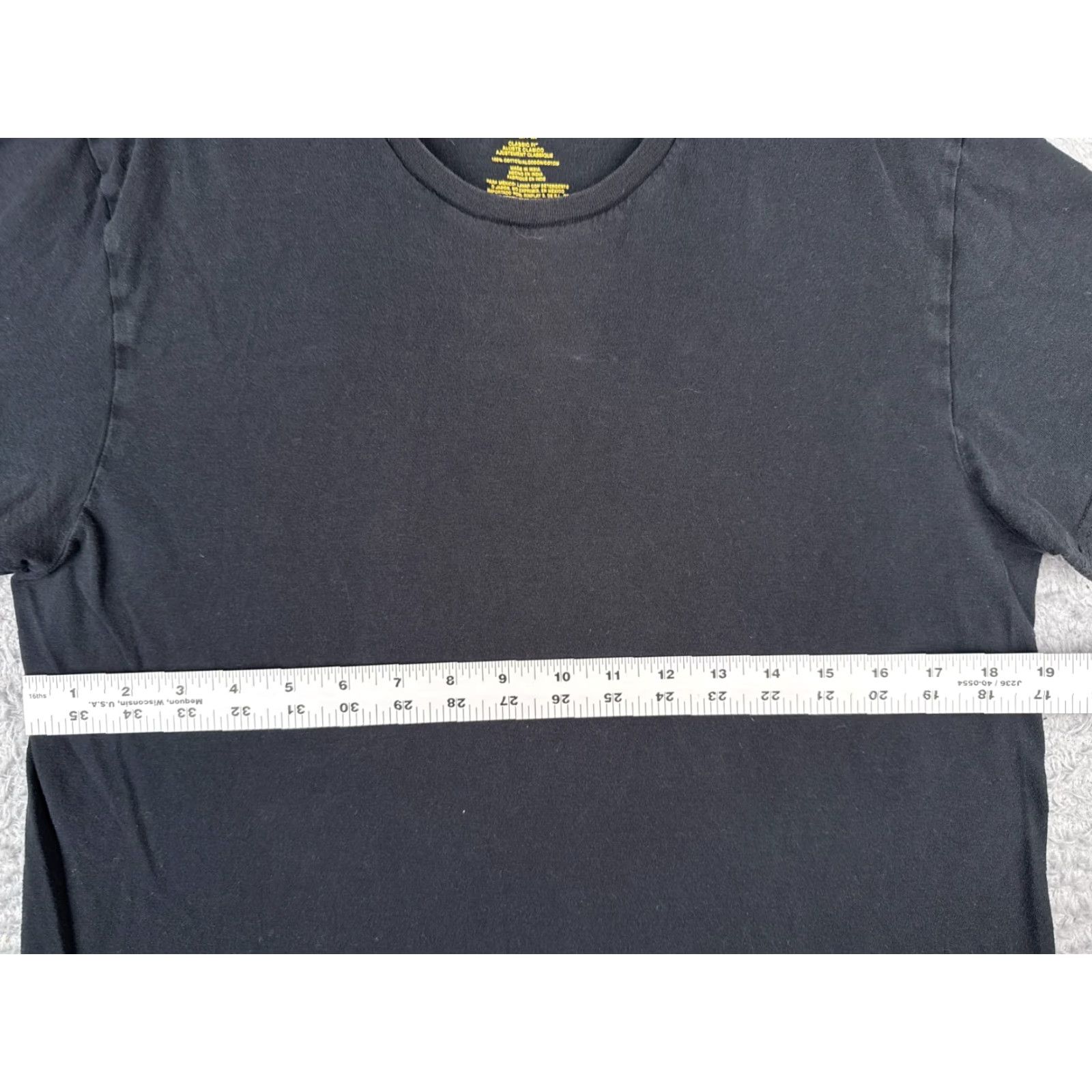 Ralph Lauren Polo Ralph Lauren Shirt Men Medium Black 100% Cotton Pony Crew Neck Short Sleeve Size US M / EU 48-50 / 2 - 7 Thumbnail