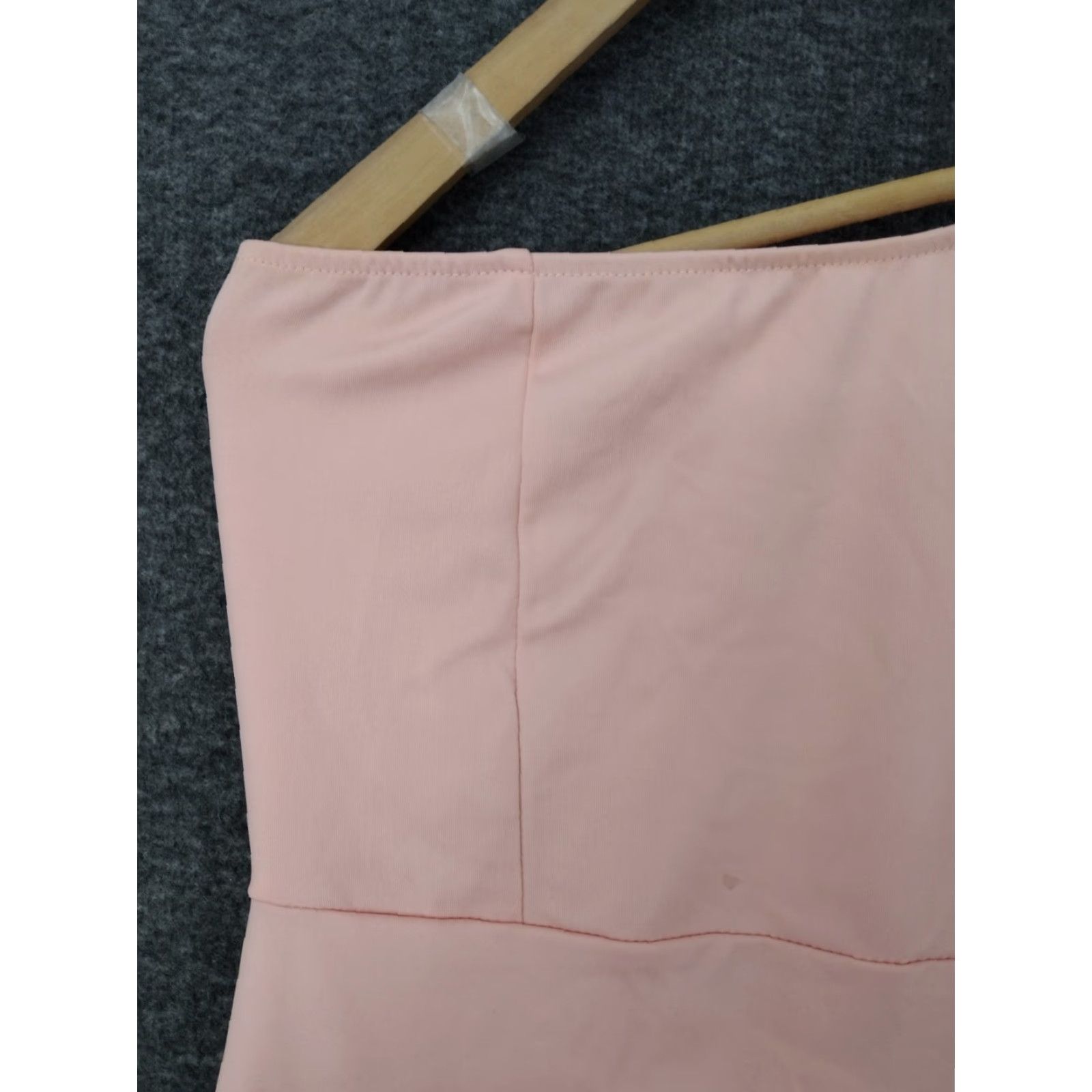 Vintage One Shoulder Midi Bodycon Dress Cocktail Party Ruffle Shoulder Size S Size S / US 4 / IT 40 - 6 Thumbnail