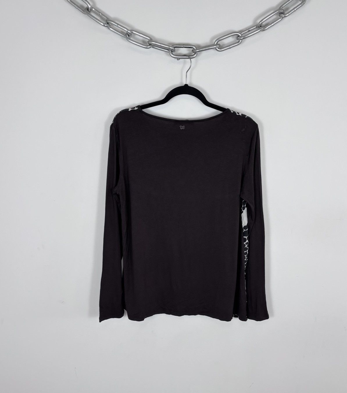 Weekend Max Mara Weekend Max Mara Women’s Brown Long Sleeve T-Shirt Blouse Size M / US 6-8 / IT 42-44 - 2 Thumbnail