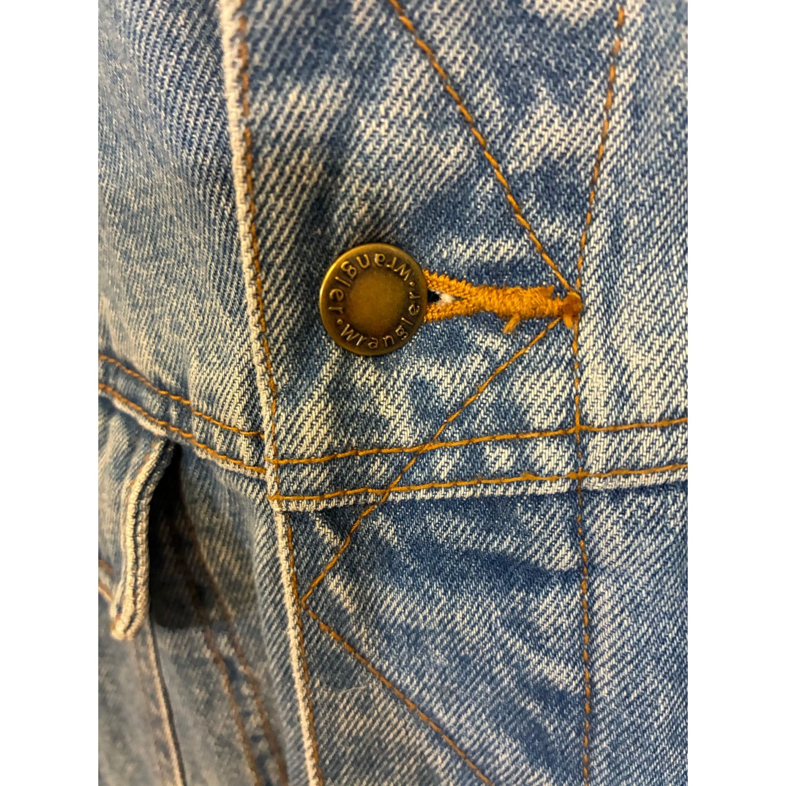 Wrangler Wrangler Denim Trucker Jacket Cowboy Western Workwear L Size US L / EU 52-54 / 3 - 4 Thumbnail