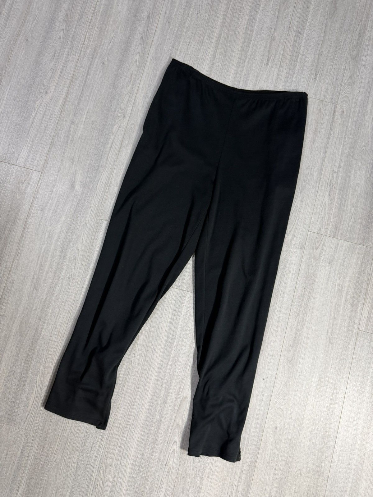 Other Junko Koshino Black Stretch Leggings Pants Made in Italy Size 30" / US 8 / IT 44 - 2 Thumbnail
