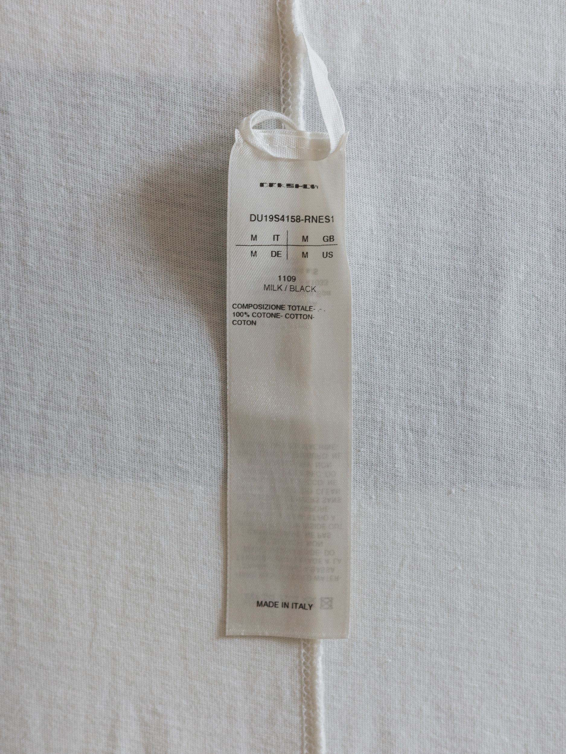 Rick Owens Drkshdw 'Babel' Flag Tarp Tee Size US M / EU 48-50 / 2 - 5 Thumbnail