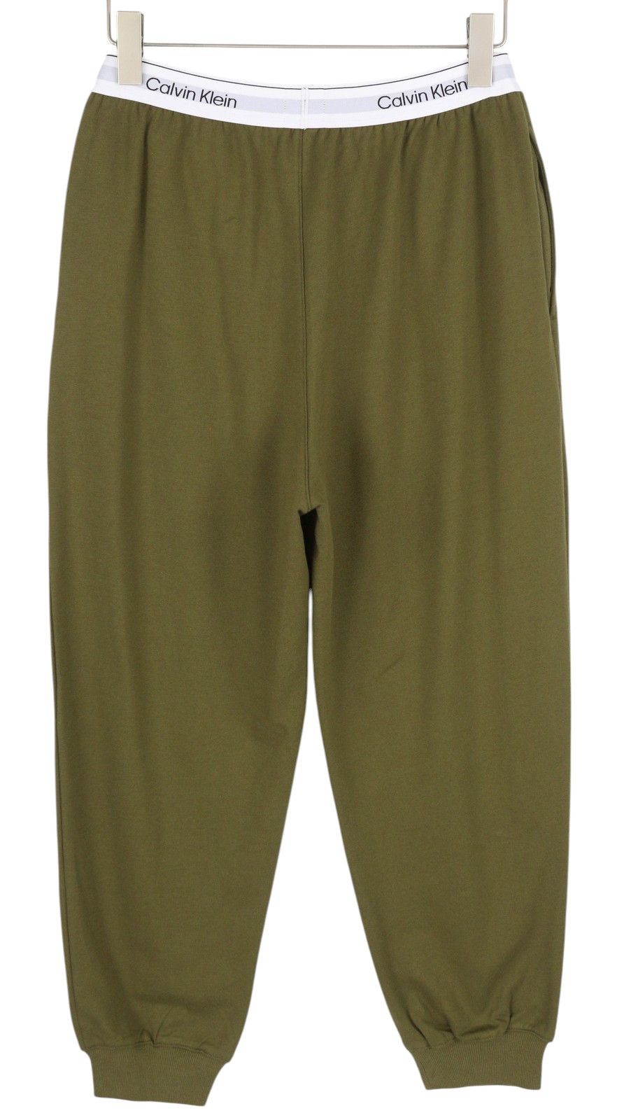 Calvin Klein M Green Jogger Elastic Waist Tricot Stretch Pants 84940 Size US 32 / EU 48 - 2 Thumbnail