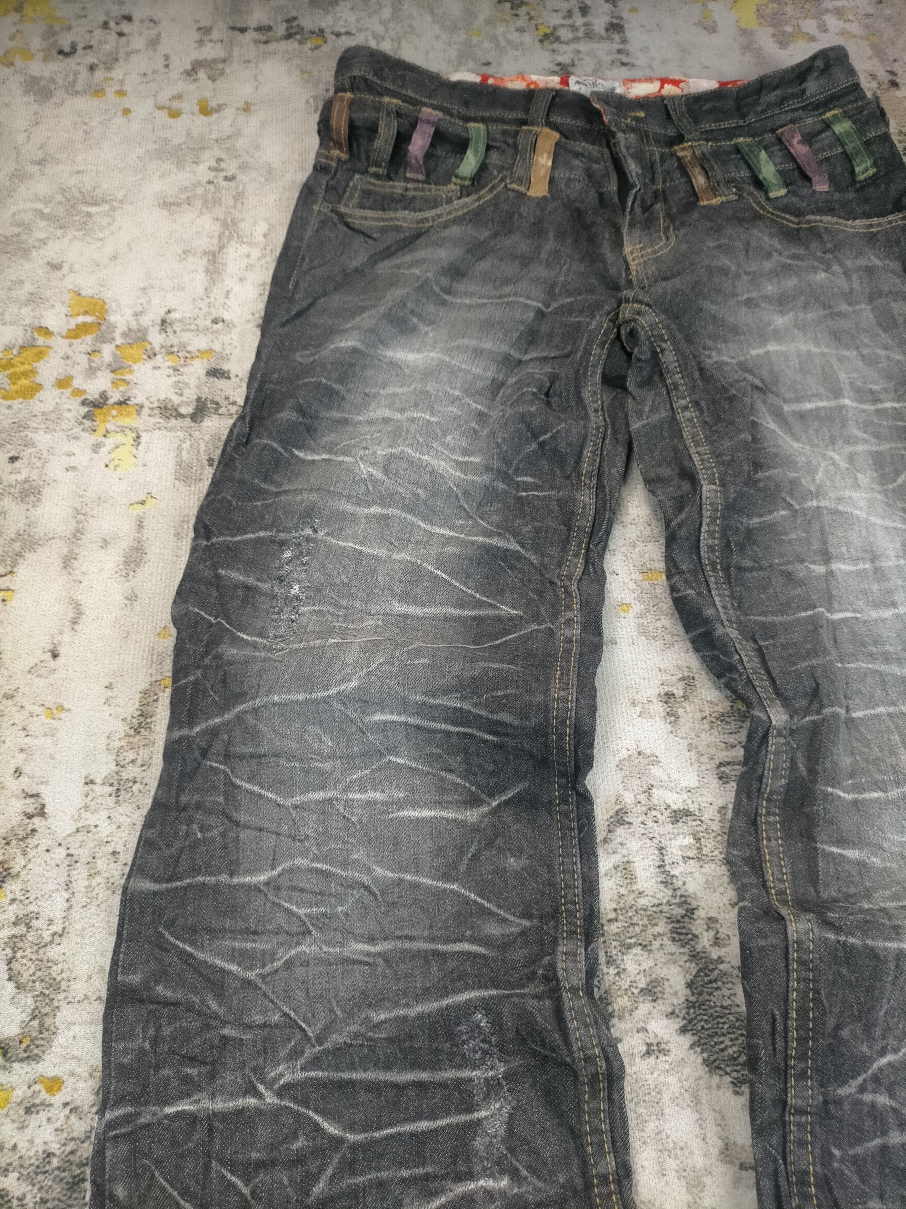 Hysteric Glamour Vintage Nylaus Clawmark Washed Distressed Jeans Size US 30 / EU 46 - 2 Thumbnail