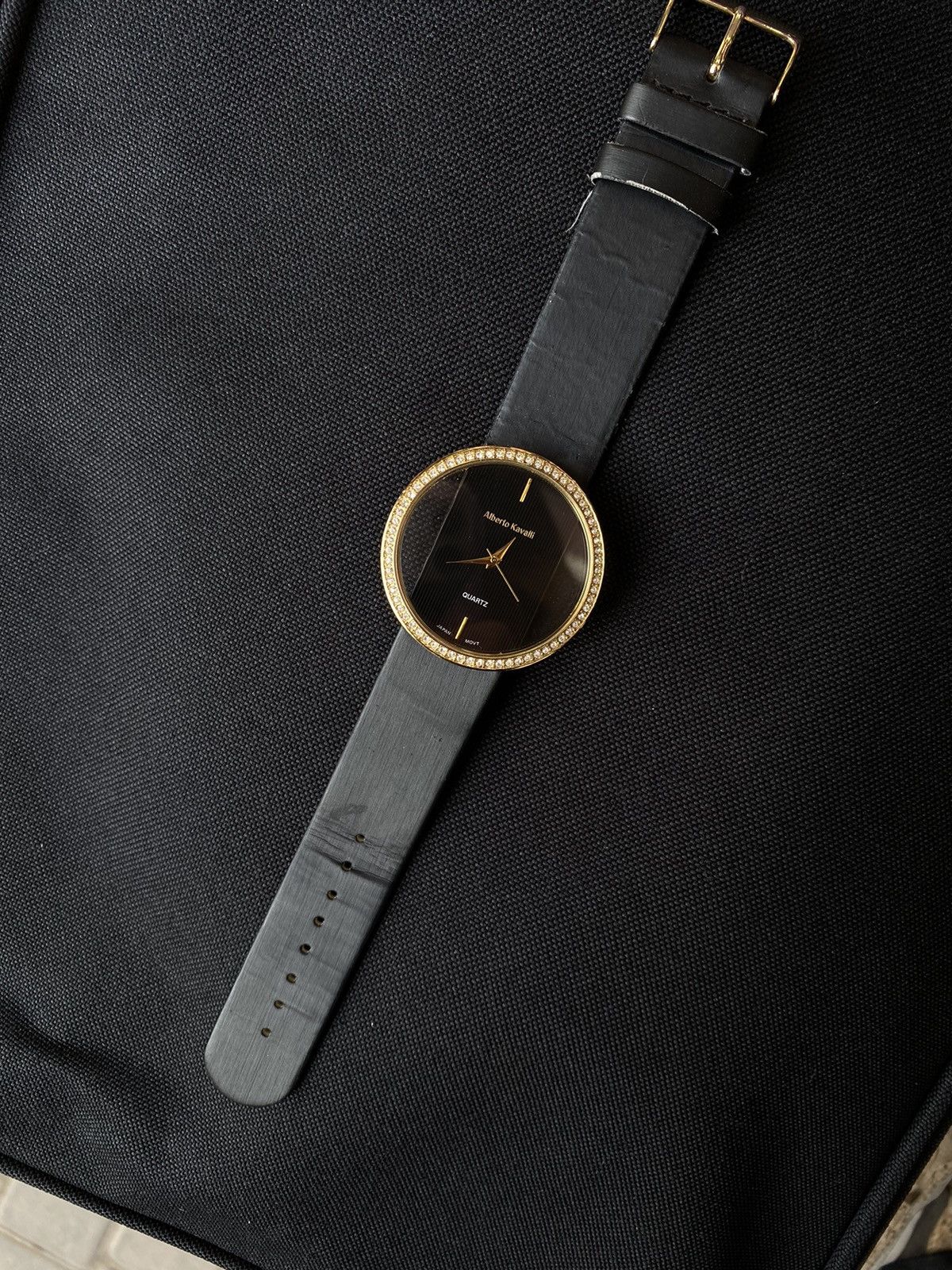 Japanese Brand × Vintage Alberto Kavalli Gold Watch | Japanese Quartz Size ONE SIZE - 6 Thumbnail