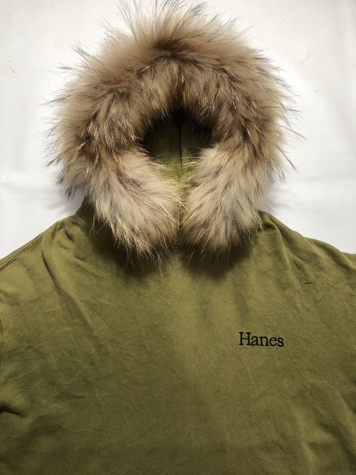 If Six Was Nine × Japanese Brand × Le Grande Bleu (L.G.B.) Japanese Poem Fur Hoodie Ifsix LGB Style Size US L / EU 52-54 / 3 - 5 Thumbnail