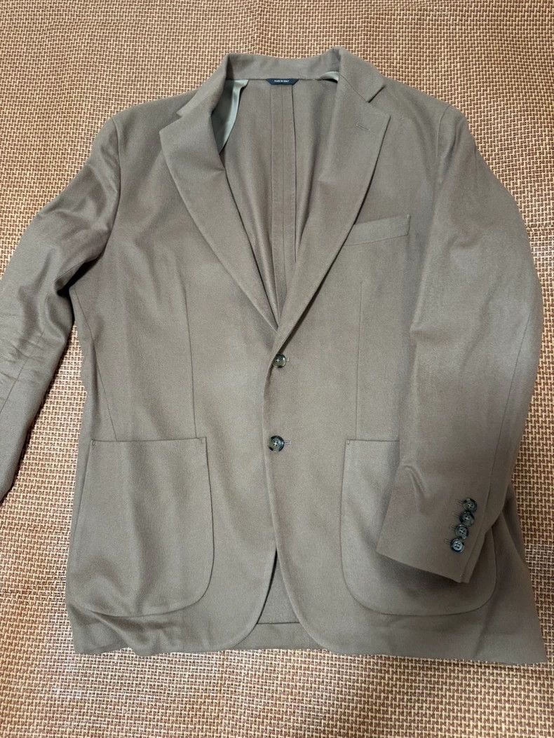Loro Piana LORO PIANA Pure cashmere single suit Size 54L - 2 Thumbnail
