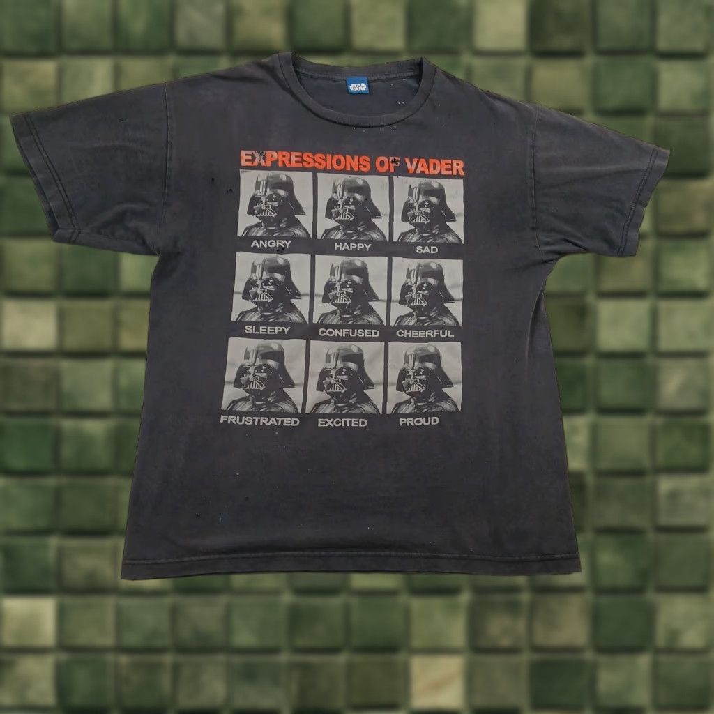 Star Wars VINTAGE Star Wars Darth Vader T Shirt Mens XL Regular Black Destressed Y2K Size US XL / EU 56 / 4 - 1 Thumbnail