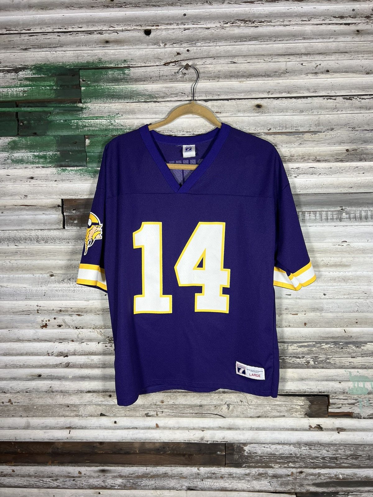 Vintage Vintage Minnesota Vikings Brad Johnson Jersey Mens Purple Size US L / EU 52-54 / 3 - 1 Thumbnail