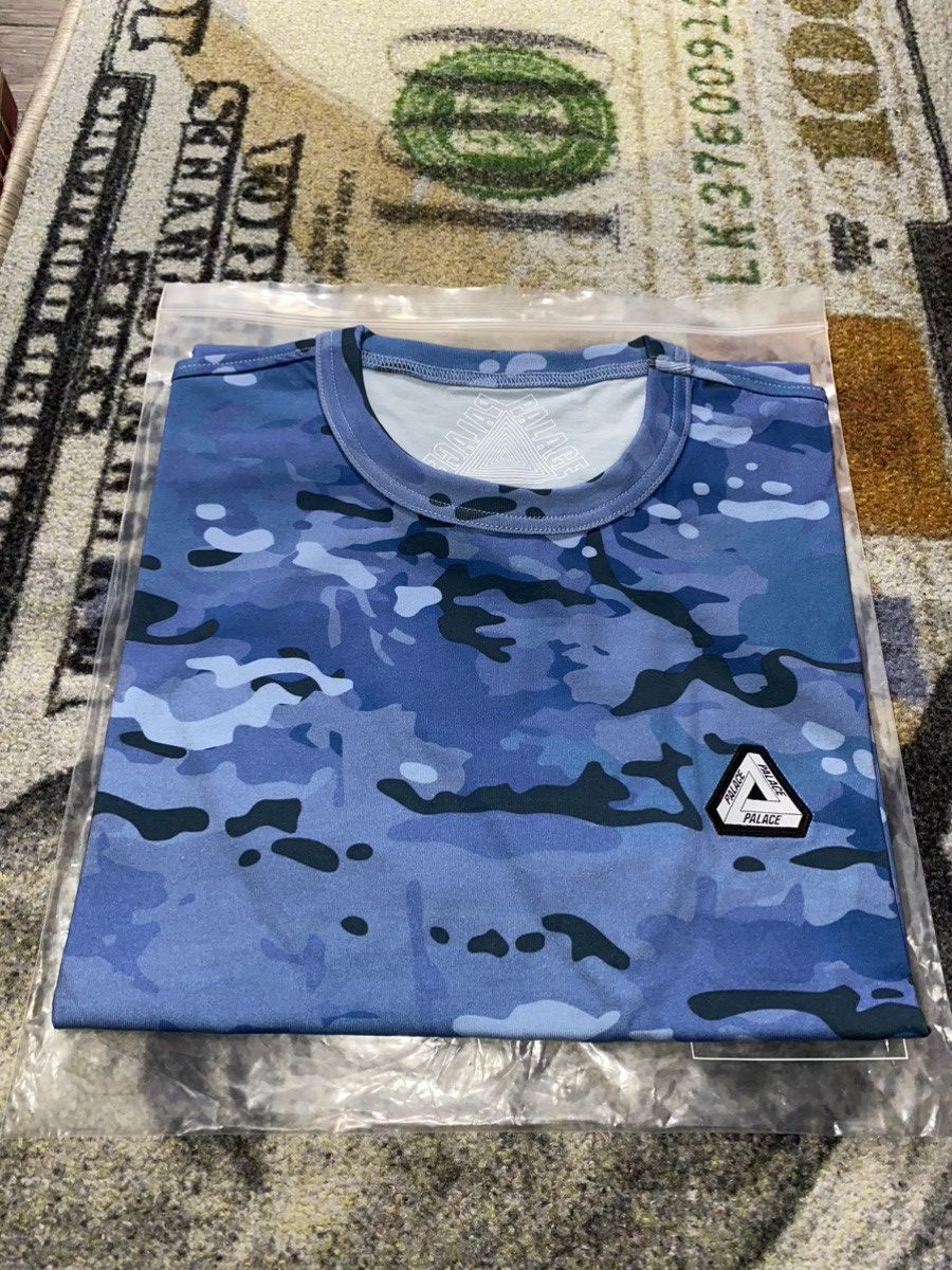 Palace Palace Sofar T-Shirt Digi Camo Blue Size US XL / EU 56 / 4 - 1 Thumbnail