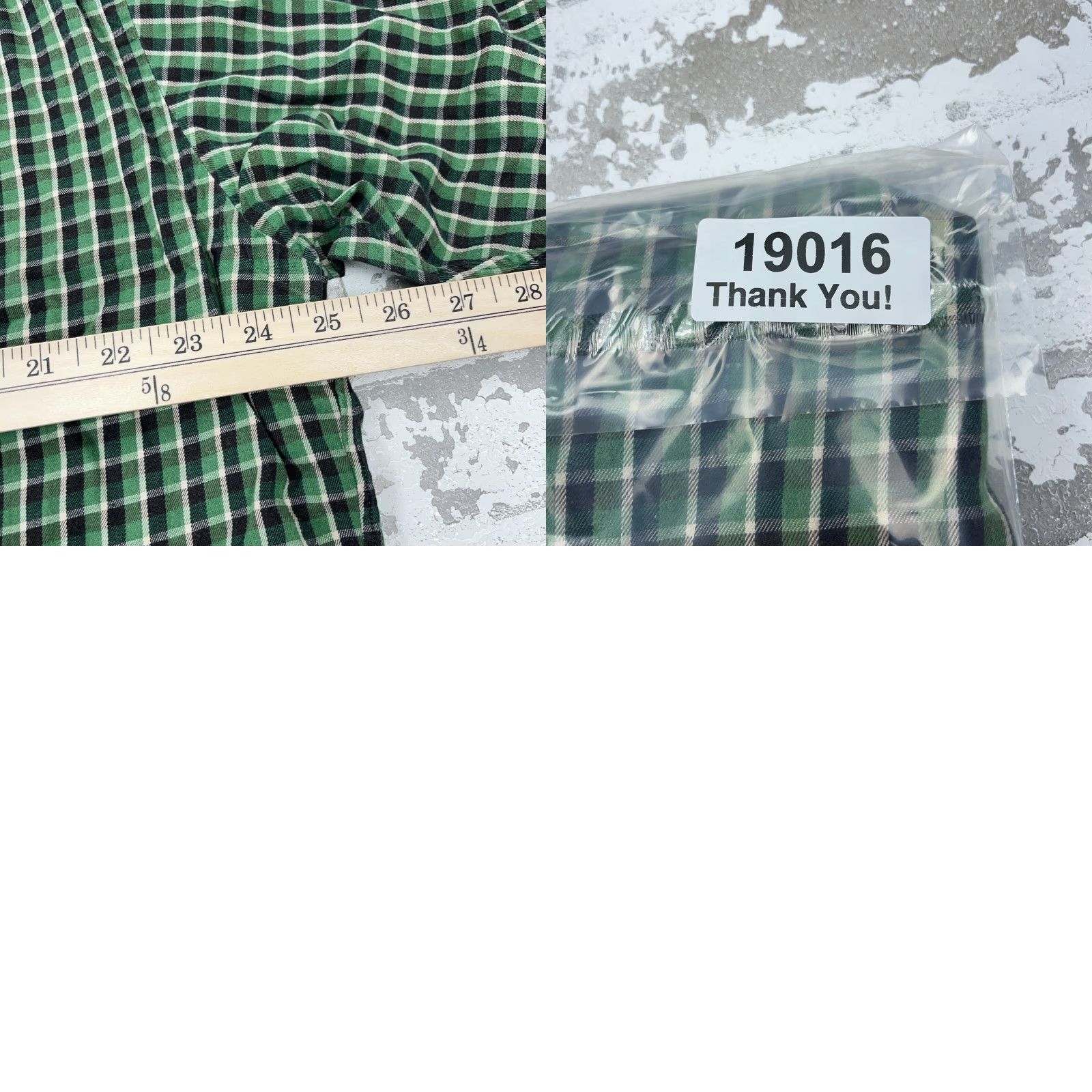 Ralph Lauren Ralph Lauren Button-Up Flannel Shirt Men L Plaid Green Black Button-Front Classic Casual Size 42R - 8 Thumbnail