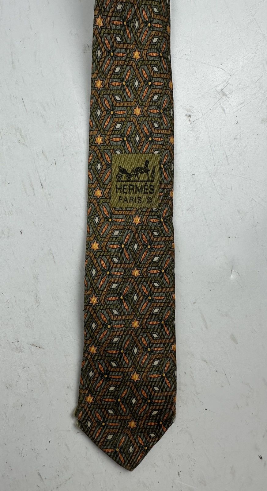 Hermes HERMES TIE - TC 48 Size ONE SIZE - 2 Thumbnail
