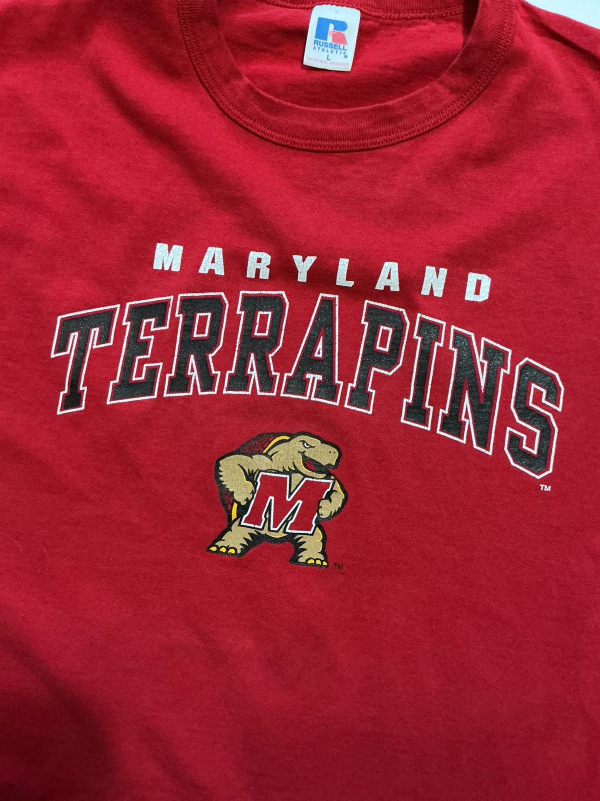 Russell Athletic VTG Russell Athletic Maryland University Terrapins T-Shirt Size US L / EU 52-54 / 3 - 8 Thumbnail